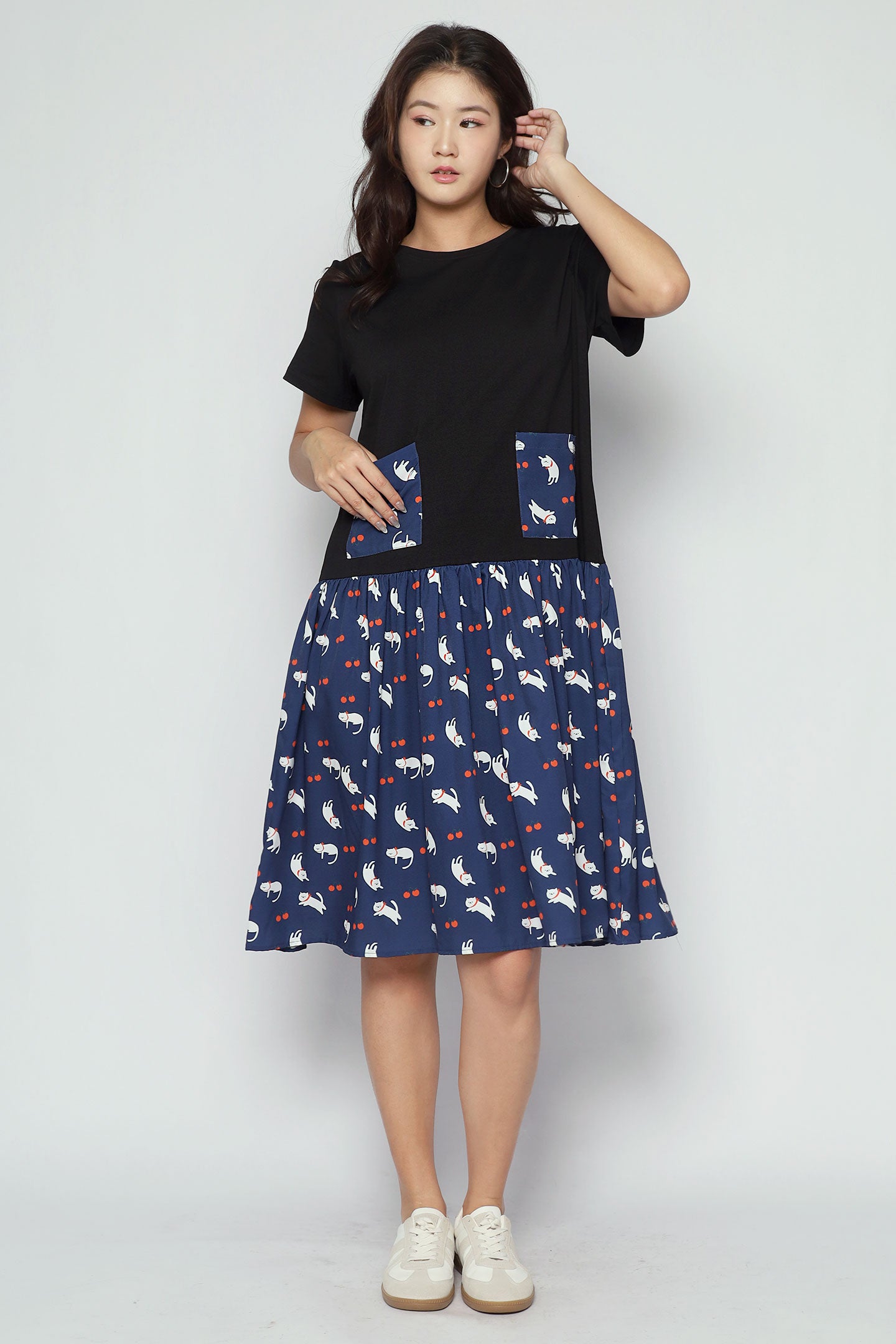 Polly Dress in Kitty Charm