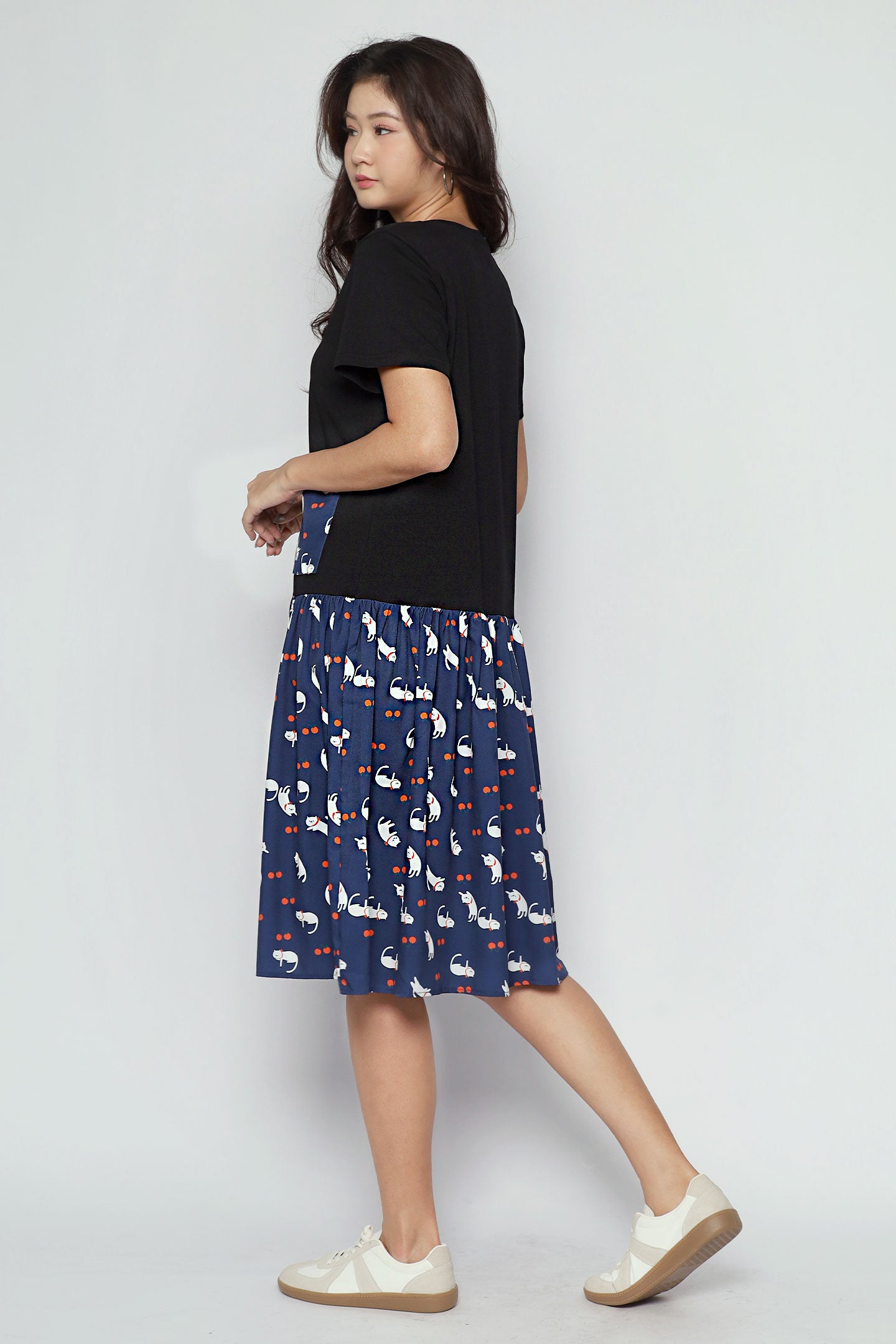 Polly Dress in Kitty Charm