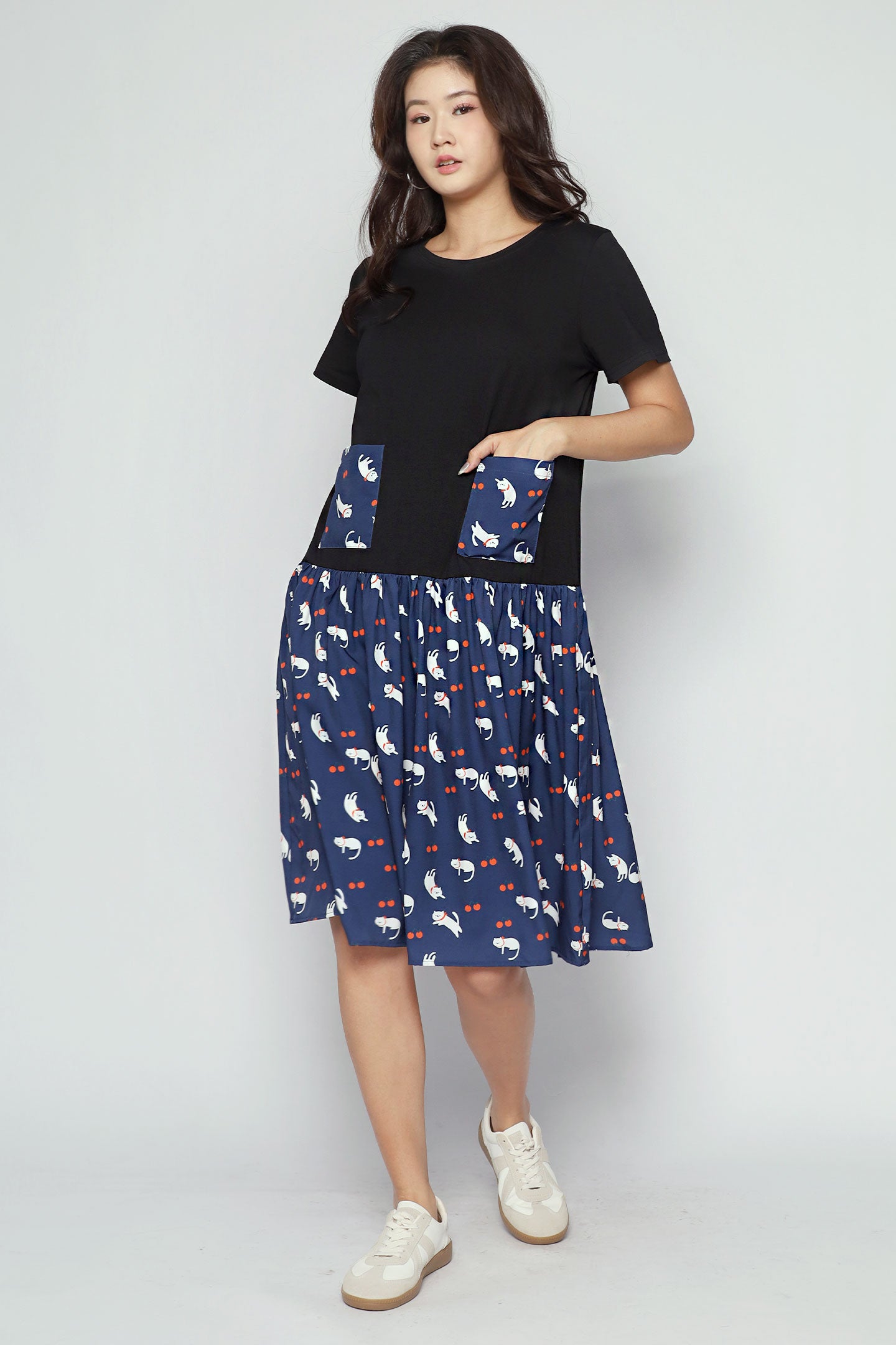 Polly Dress in Kitty Charm