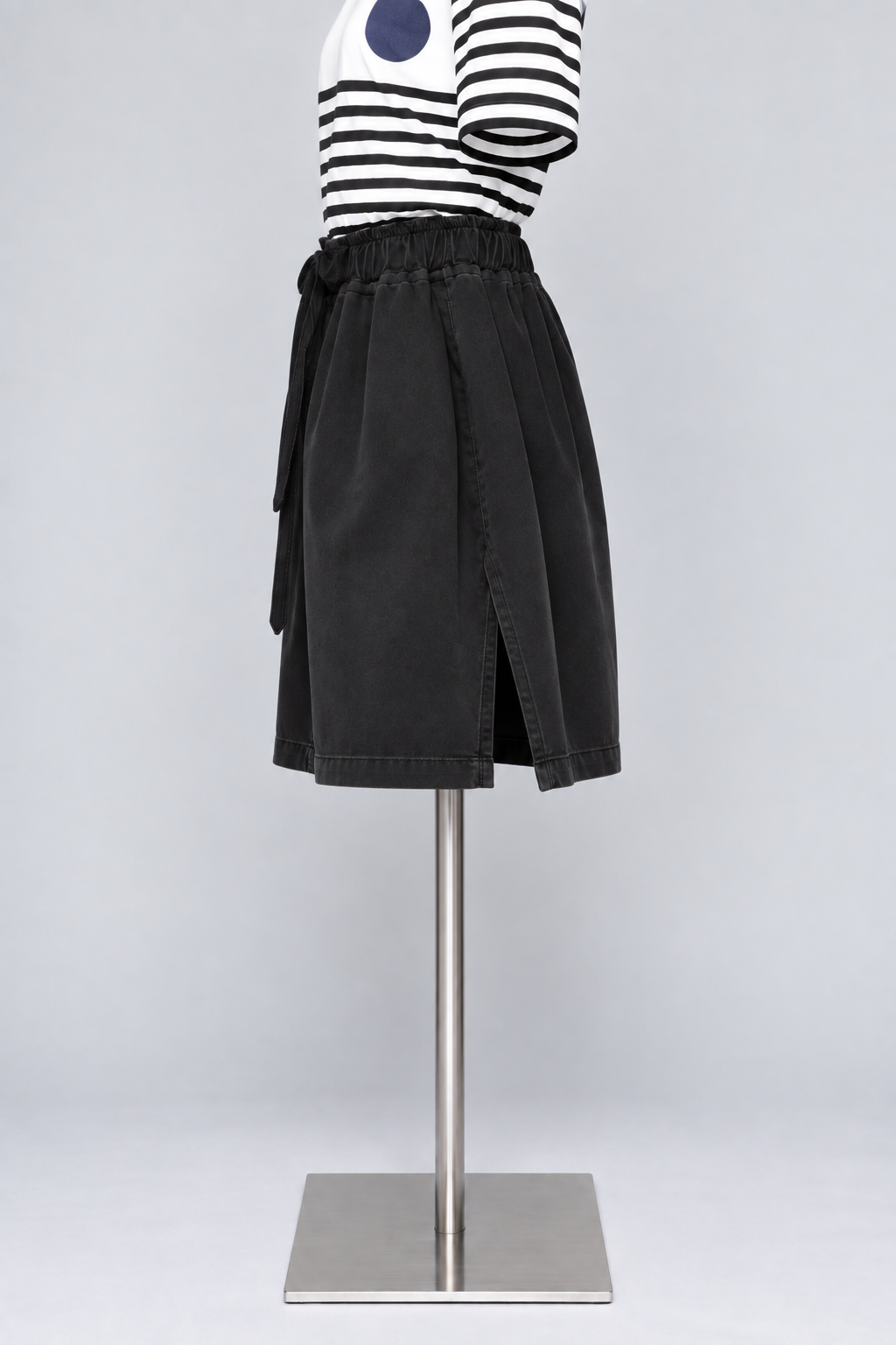 PO - Popie Denim Skorts in Black