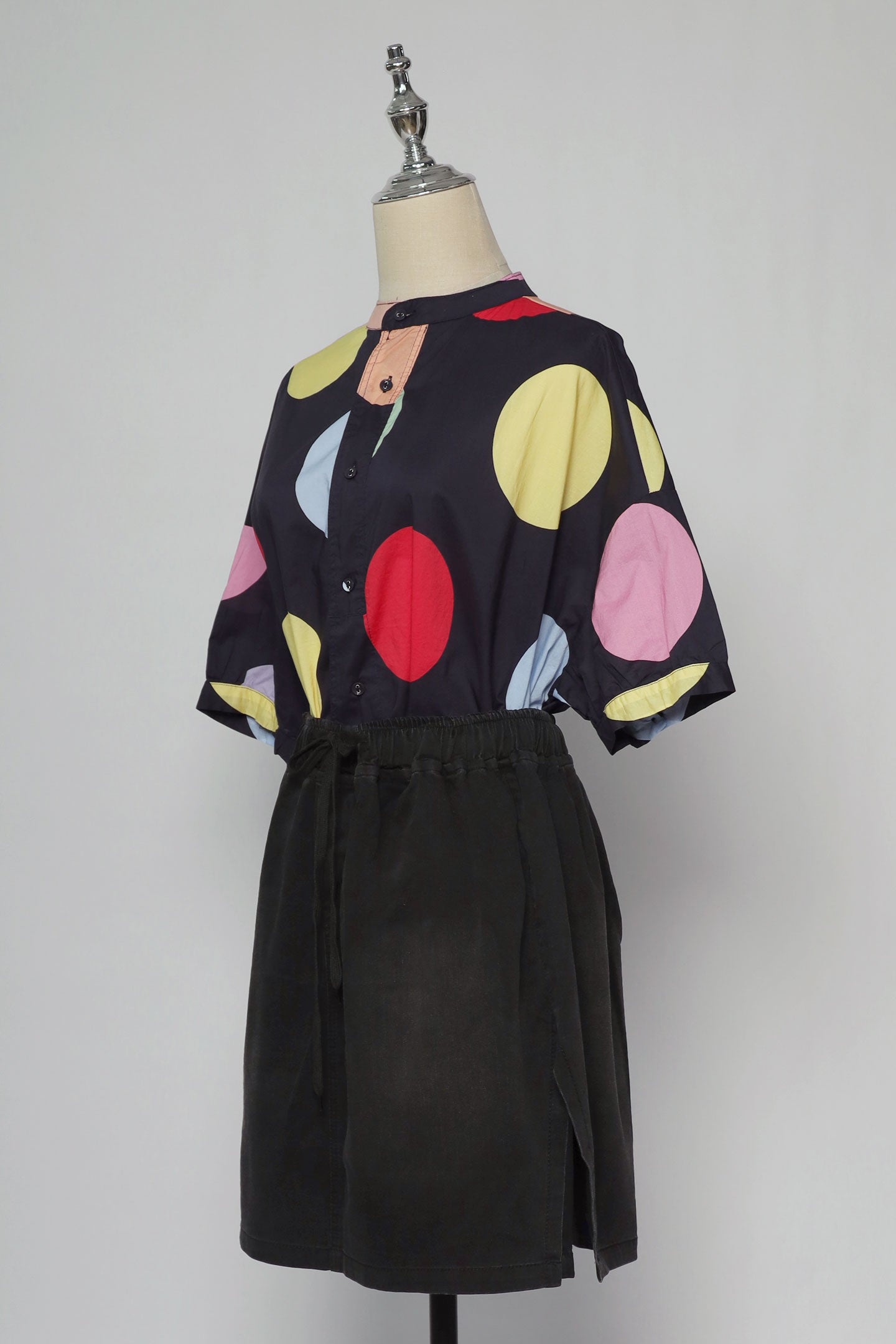 PO - Popie Denim Skorts in Black