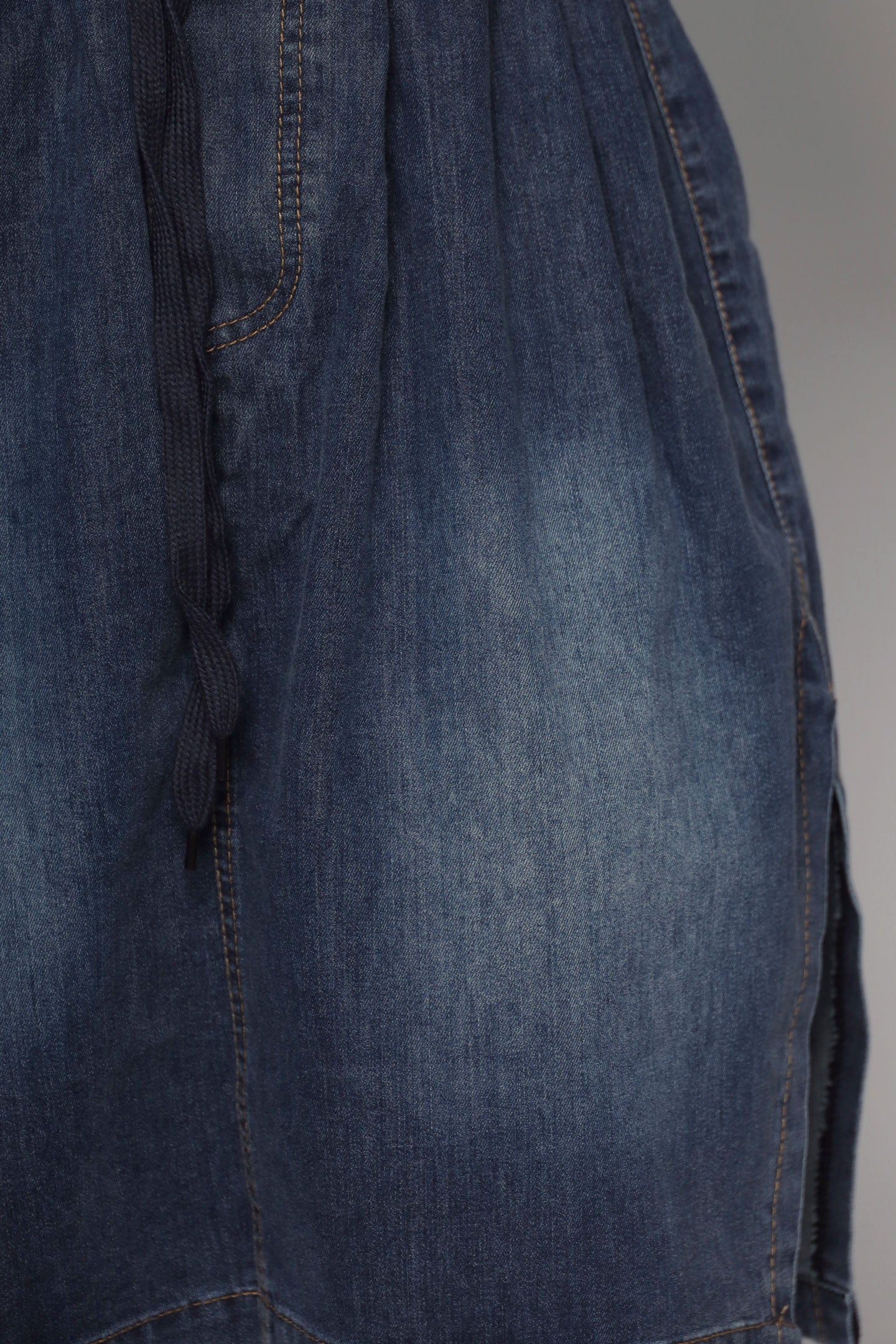 PO - Popie Denim Skorts in Blue