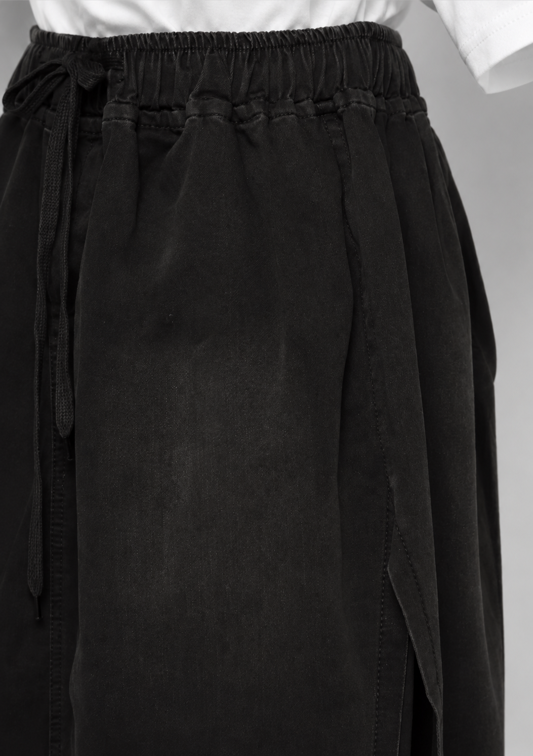 PO - Popie Denim Skorts in Black