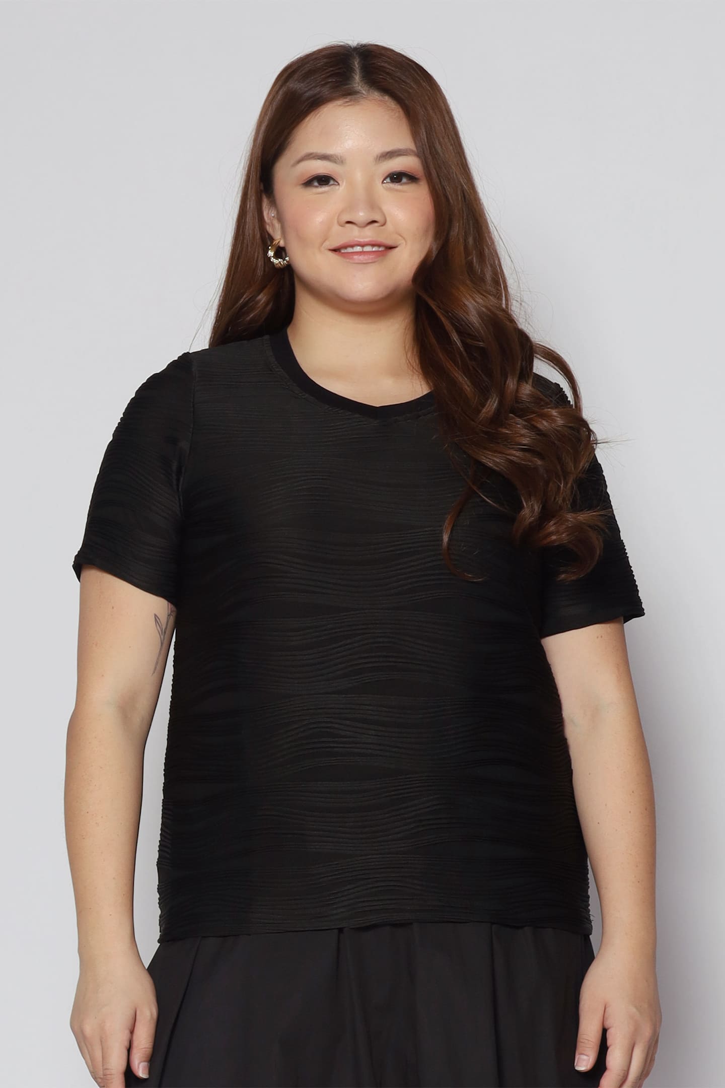 Prislin Wave Top in Black