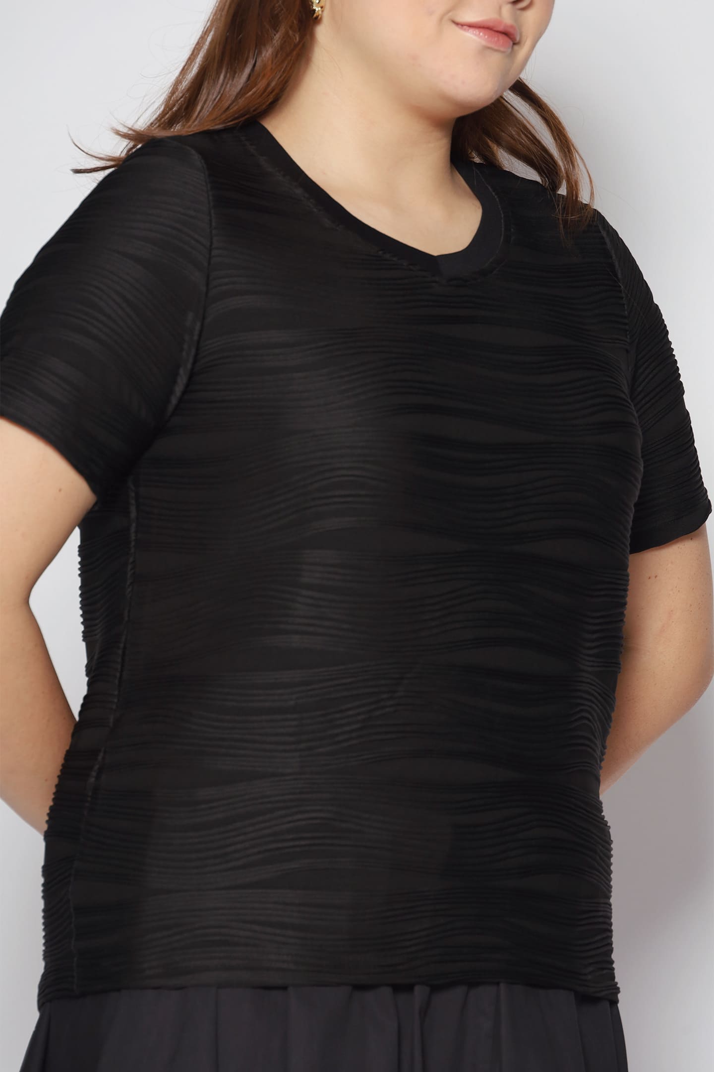 Prislin Wave Top in Black