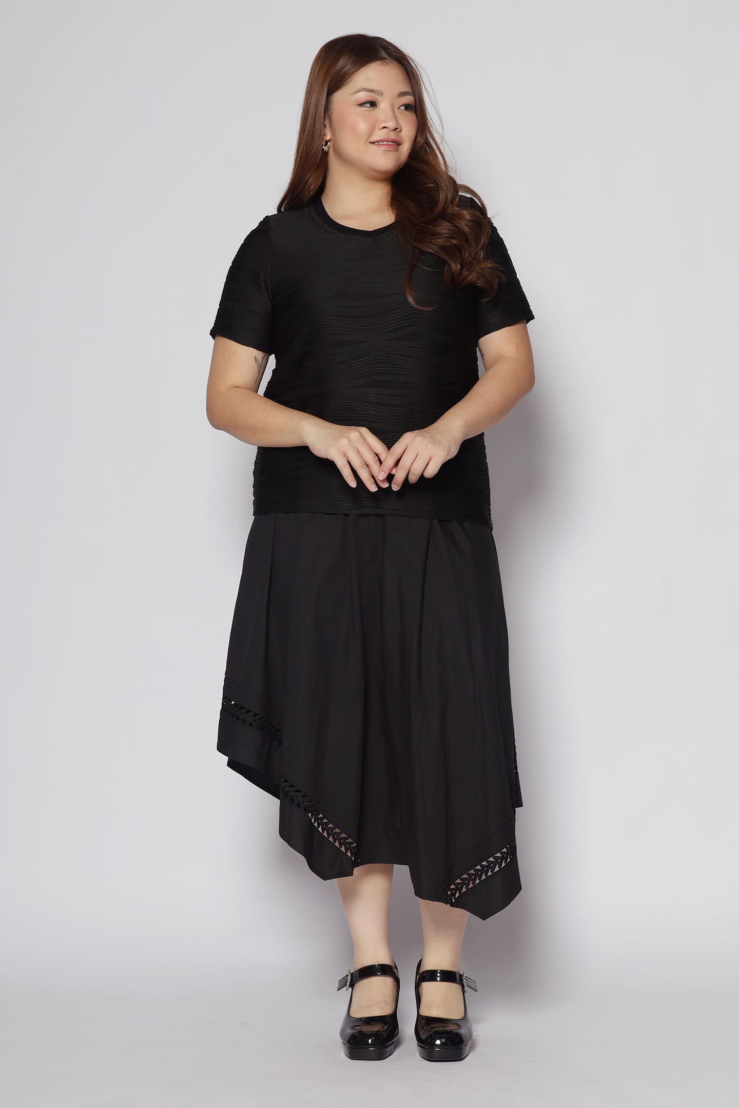 Prislin Wave Top in Black