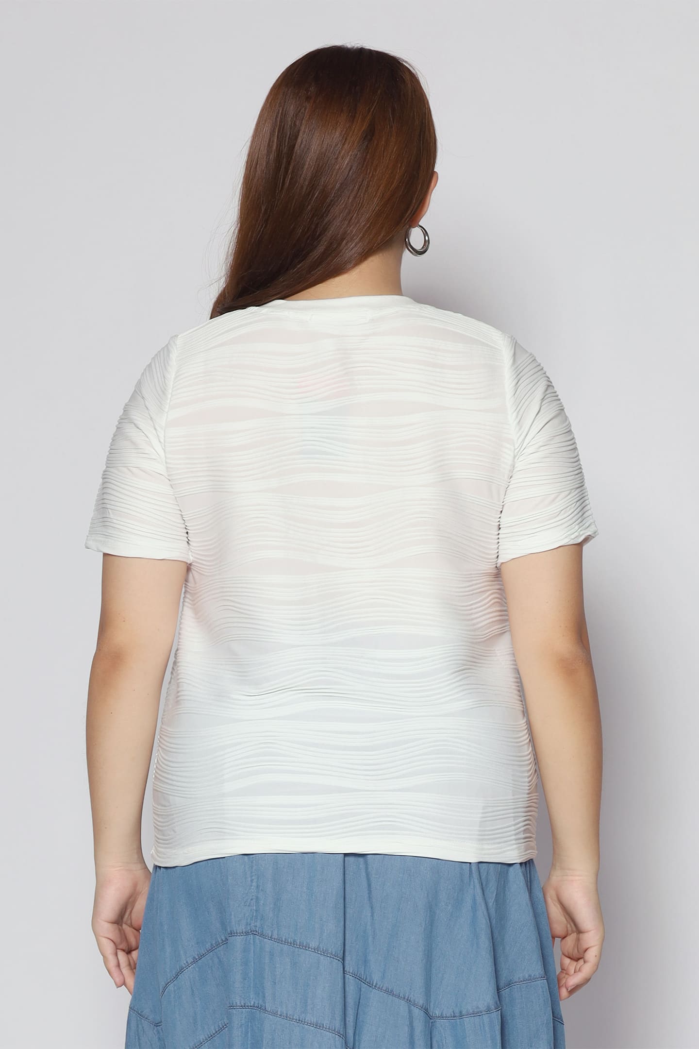 Prislin Wave Top in White