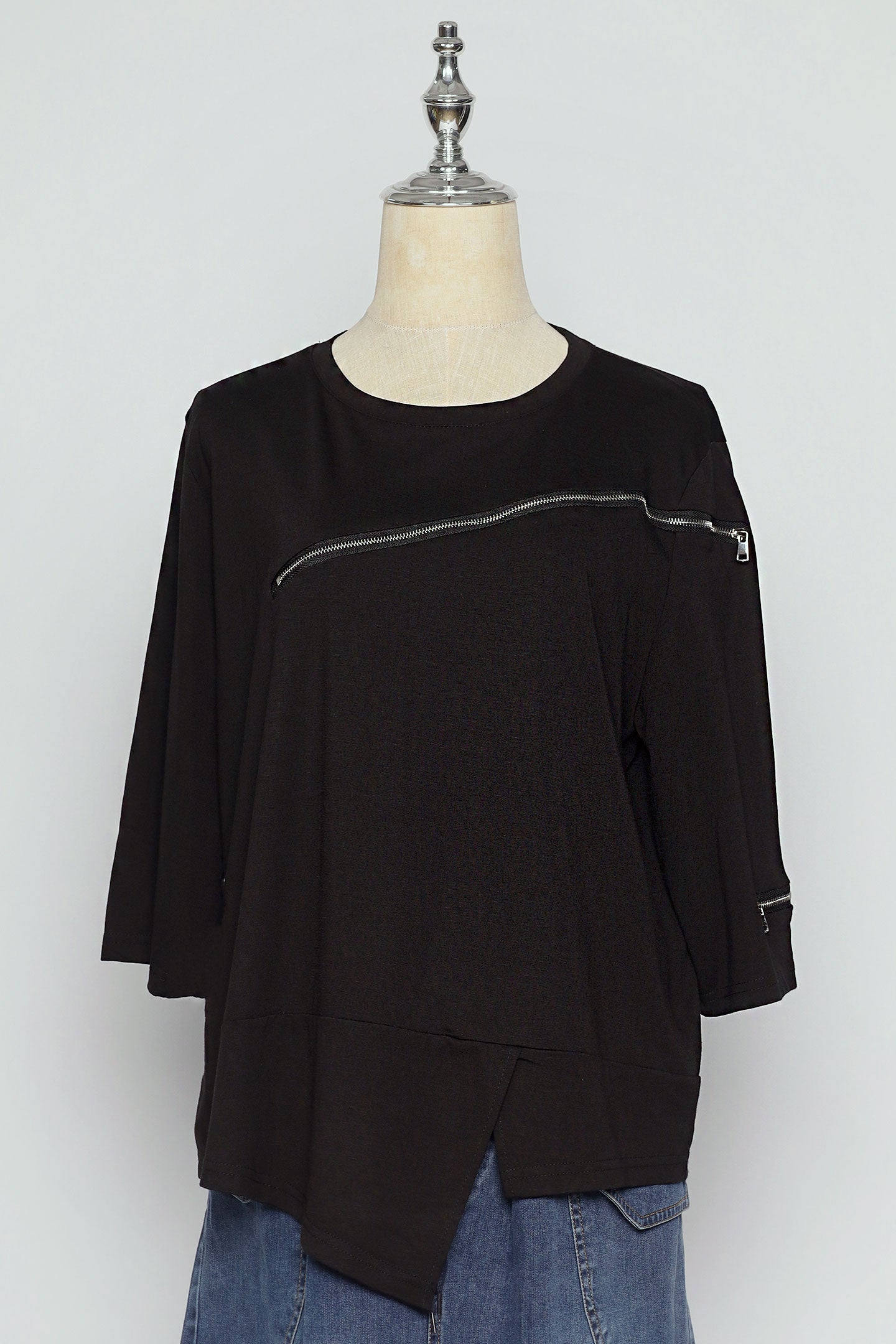 PO - Quartz Top in Black Zip