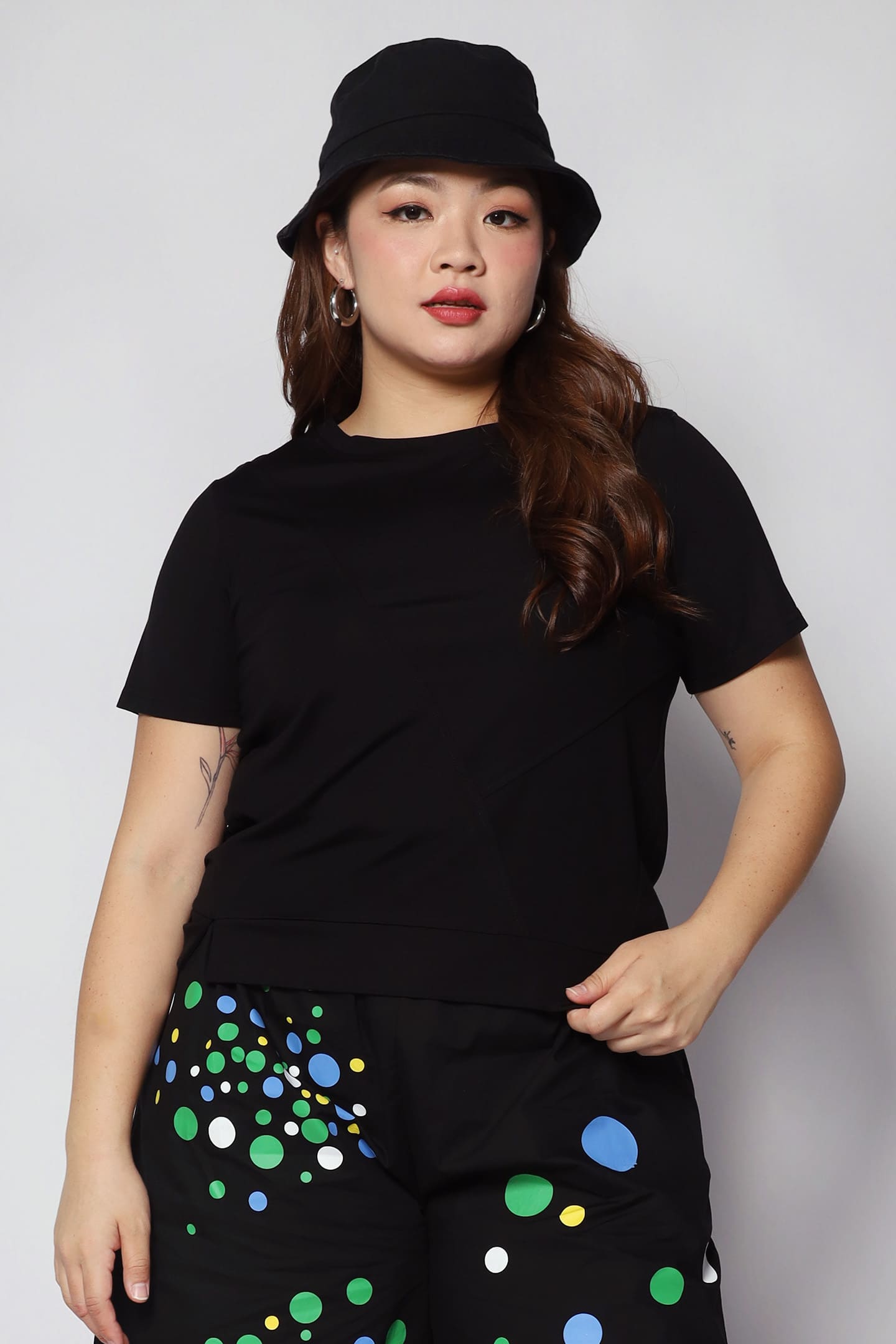 Quay Top in Black