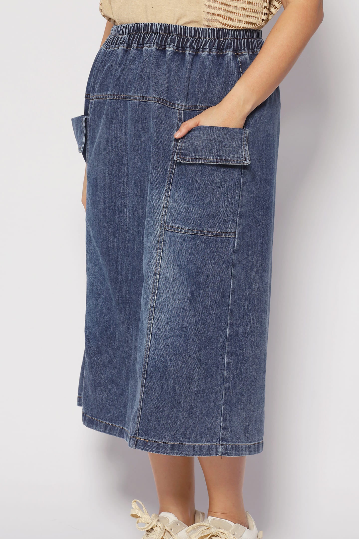 Quint Pocket Denim Skirt
