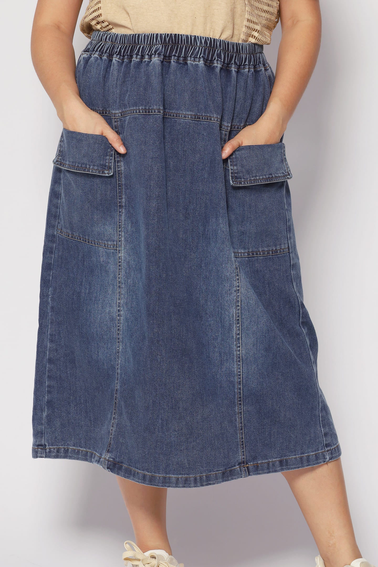 Quint Pocket Denim Skirt