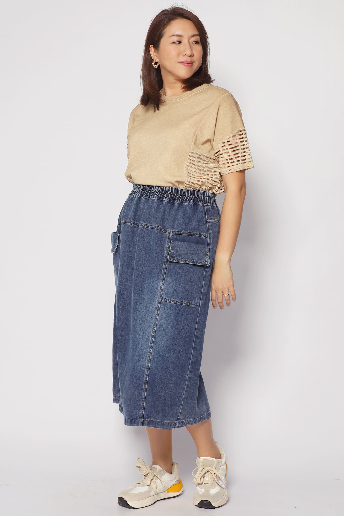 Quint Pocket Denim Skirt