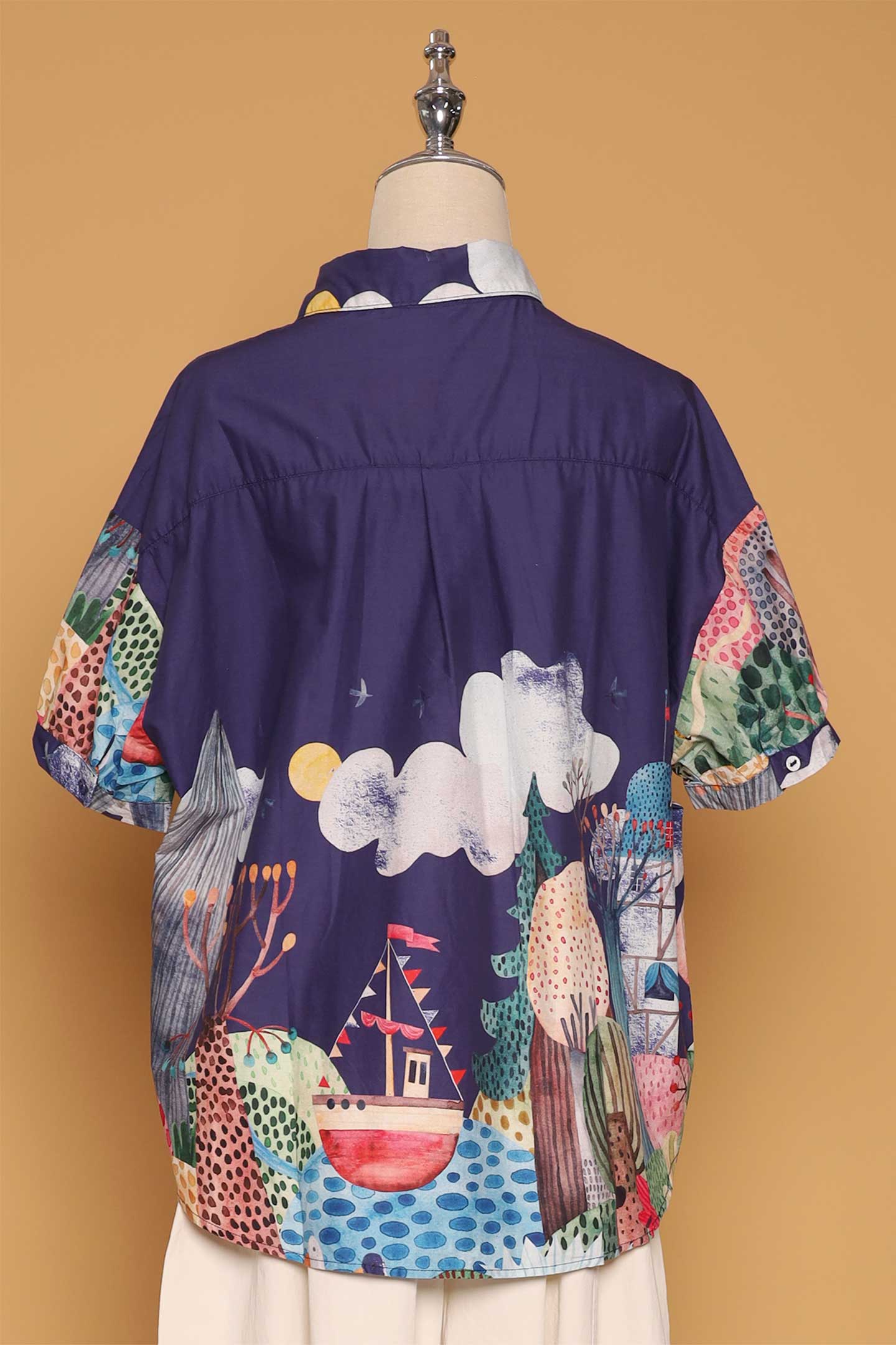 PO - Quirky Woods Top in Blue