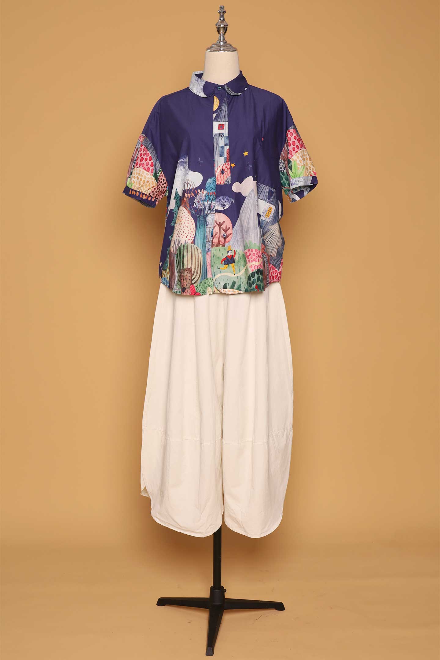 PO - Quirky Woods Top in Blue