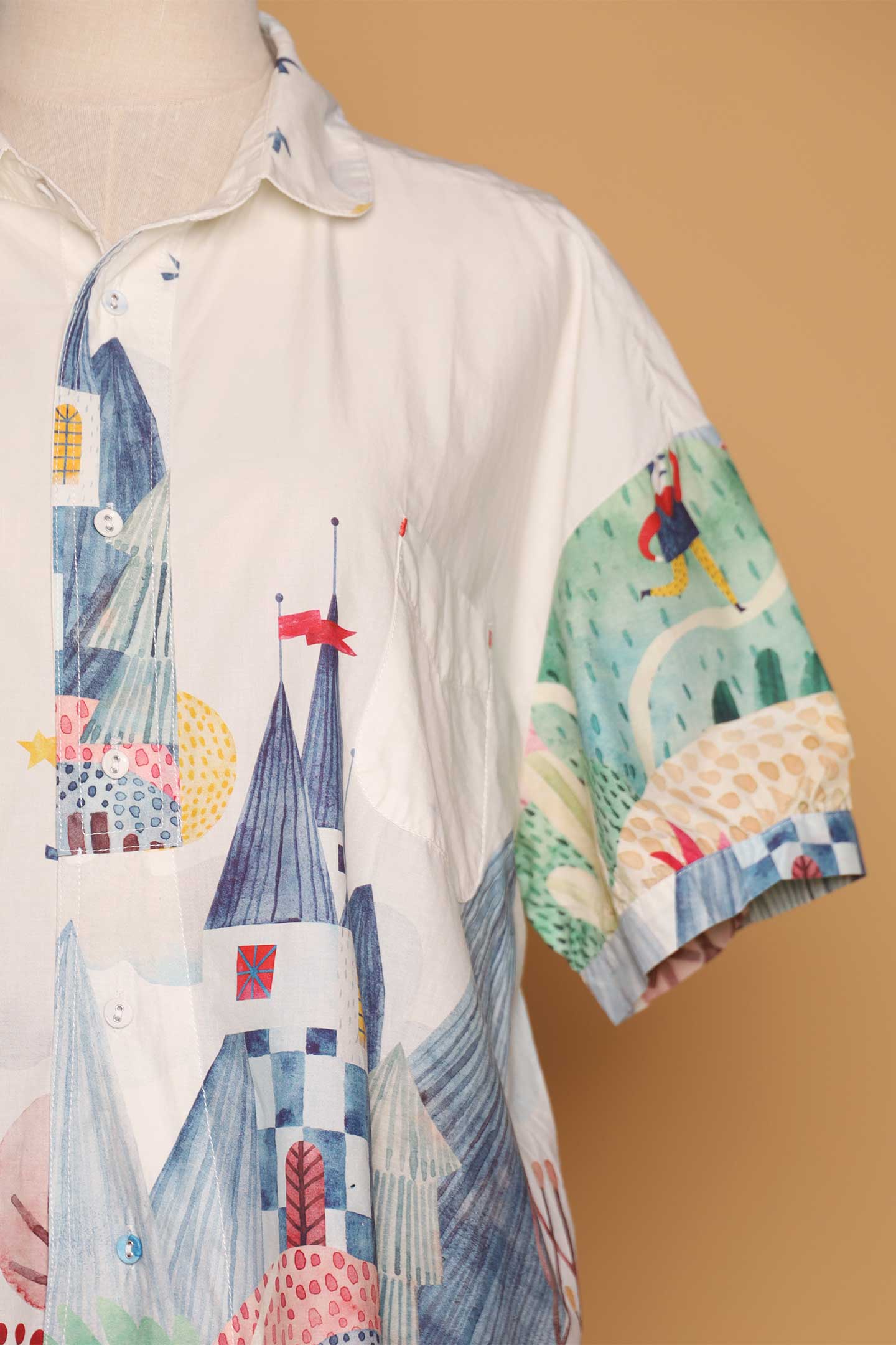 PO - Quirky Woods Top in Cream