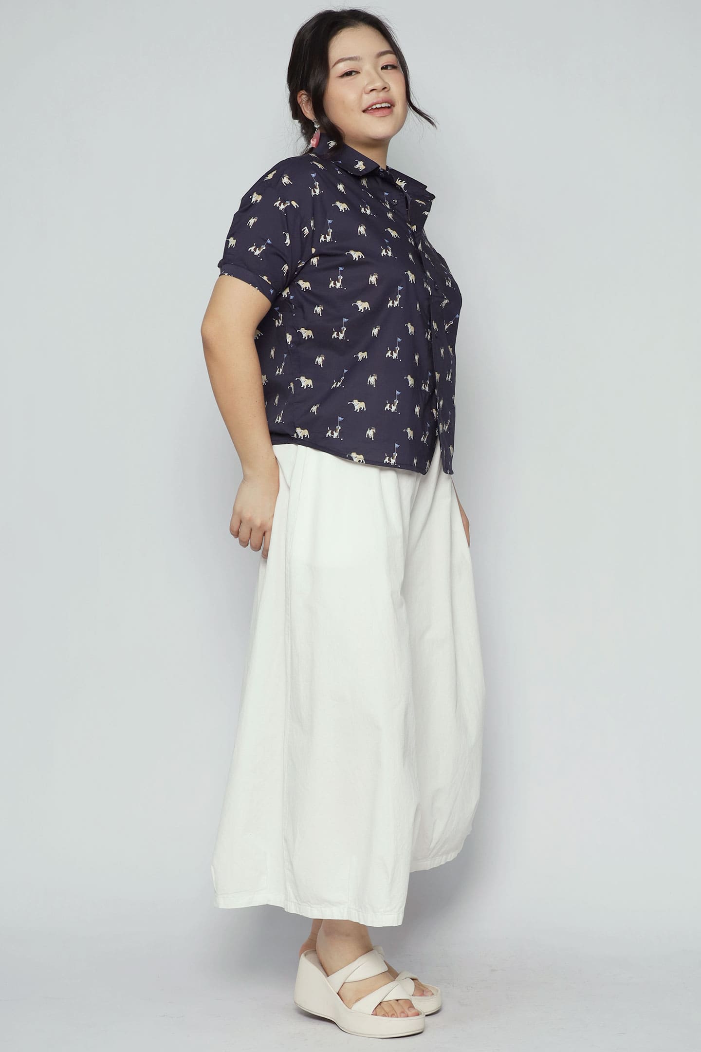 Quirky Top in Safari Scatter