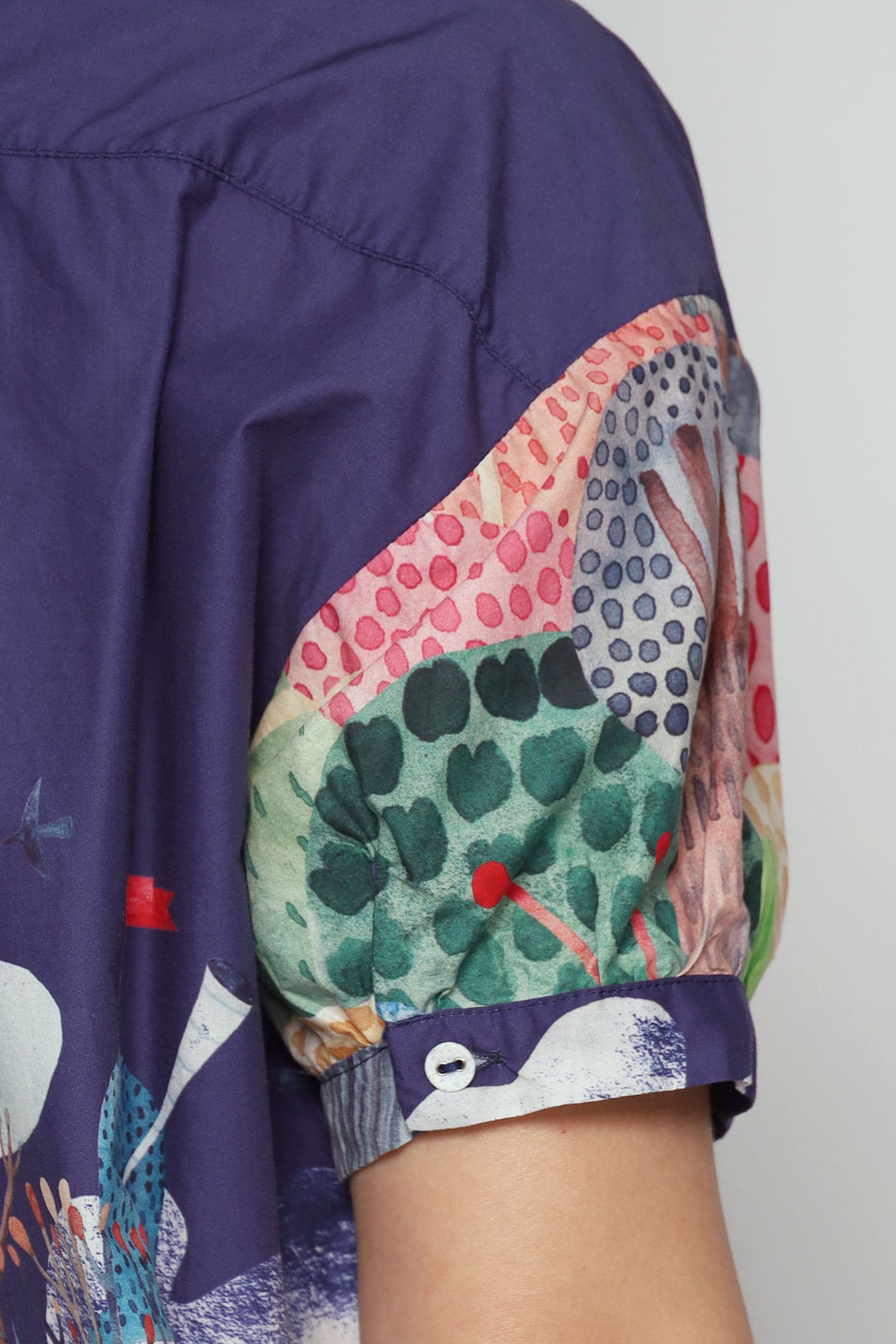 Quirky Top in Woods Blue