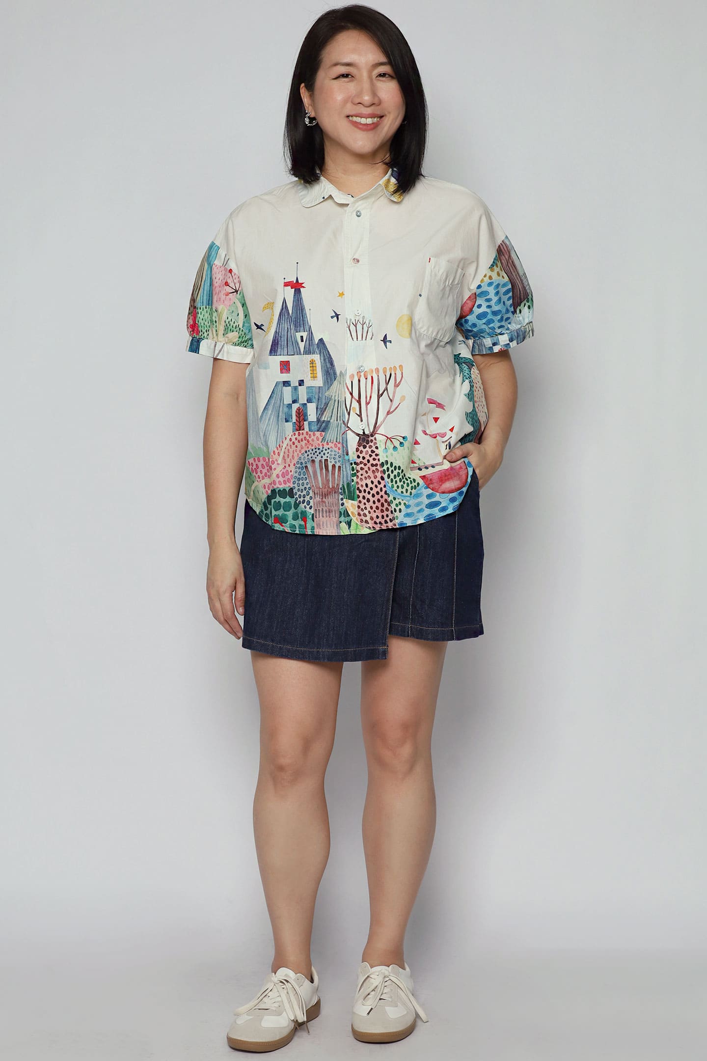 Quirky Top in Woods Cream