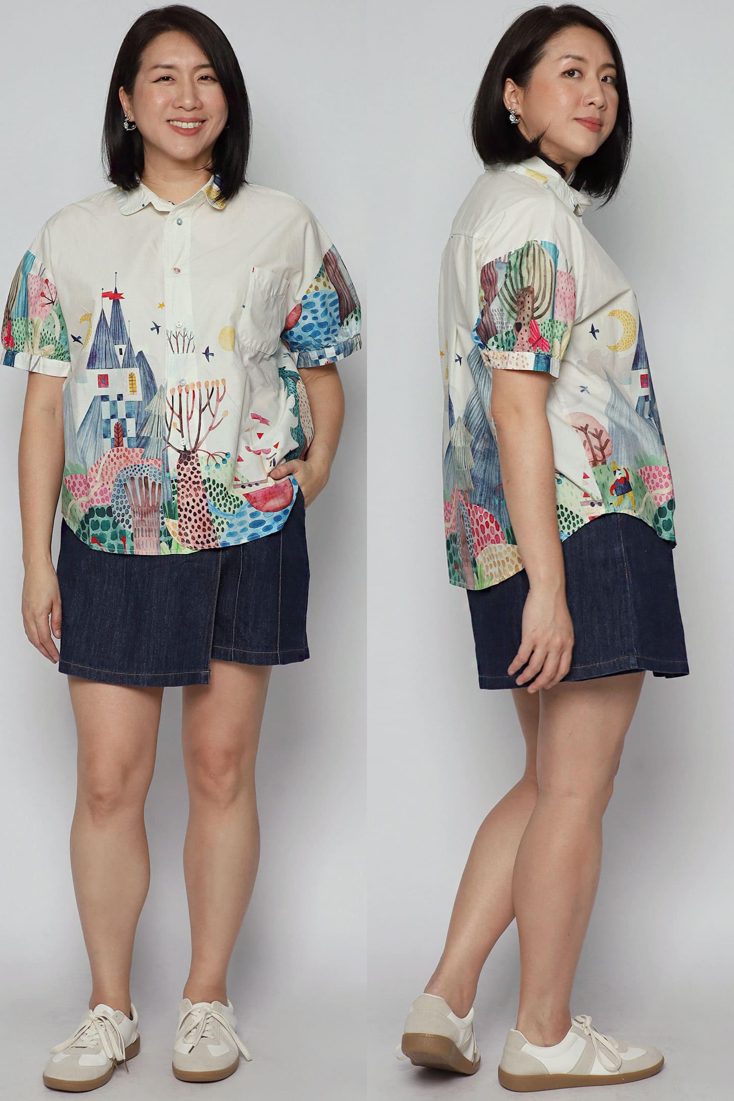 Quirky Top in Woods Cream