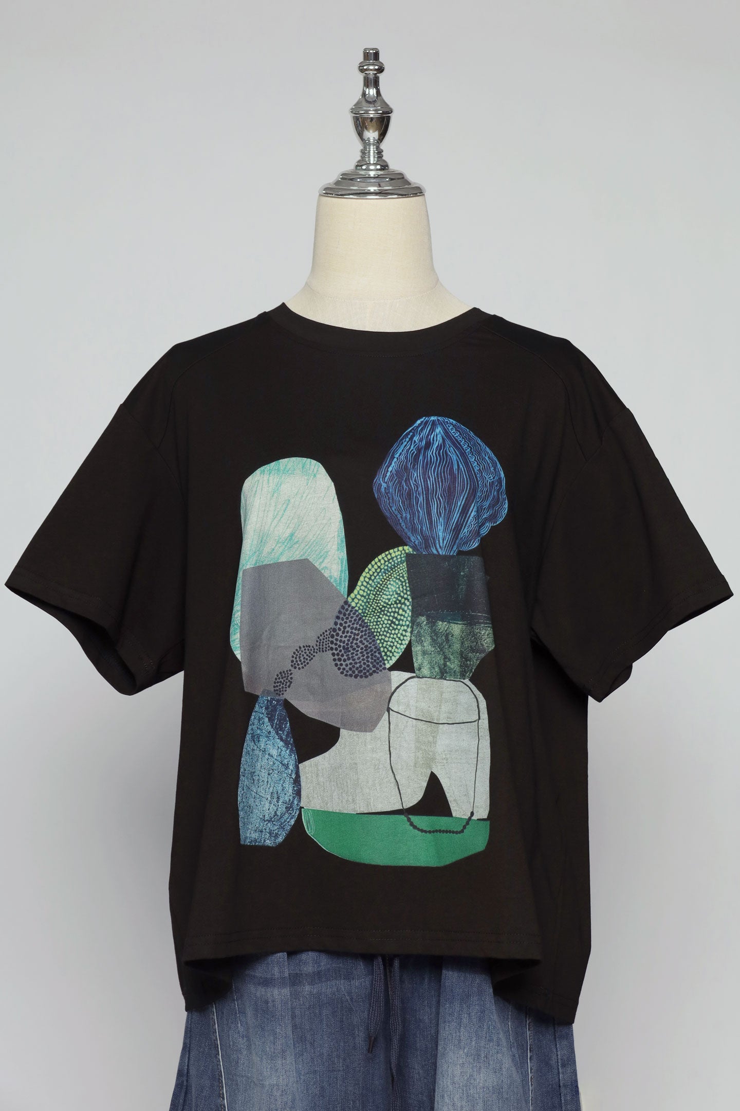 PO - Raenelle Abstract Printed Top