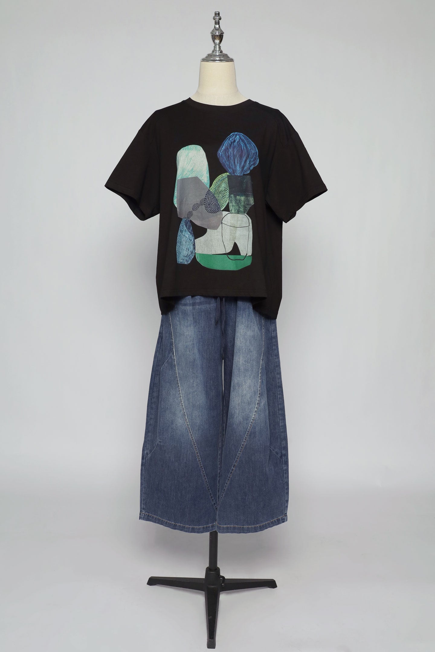 PO - Raenelle Abstract Printed Top