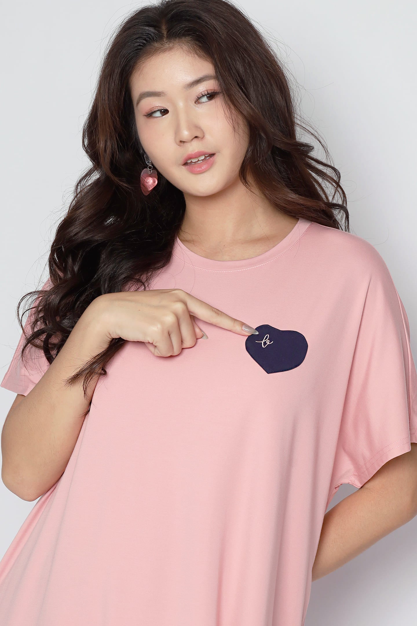 TENCEL - Sleepy Girl Pyjamas Dress in Raspberry Swirl