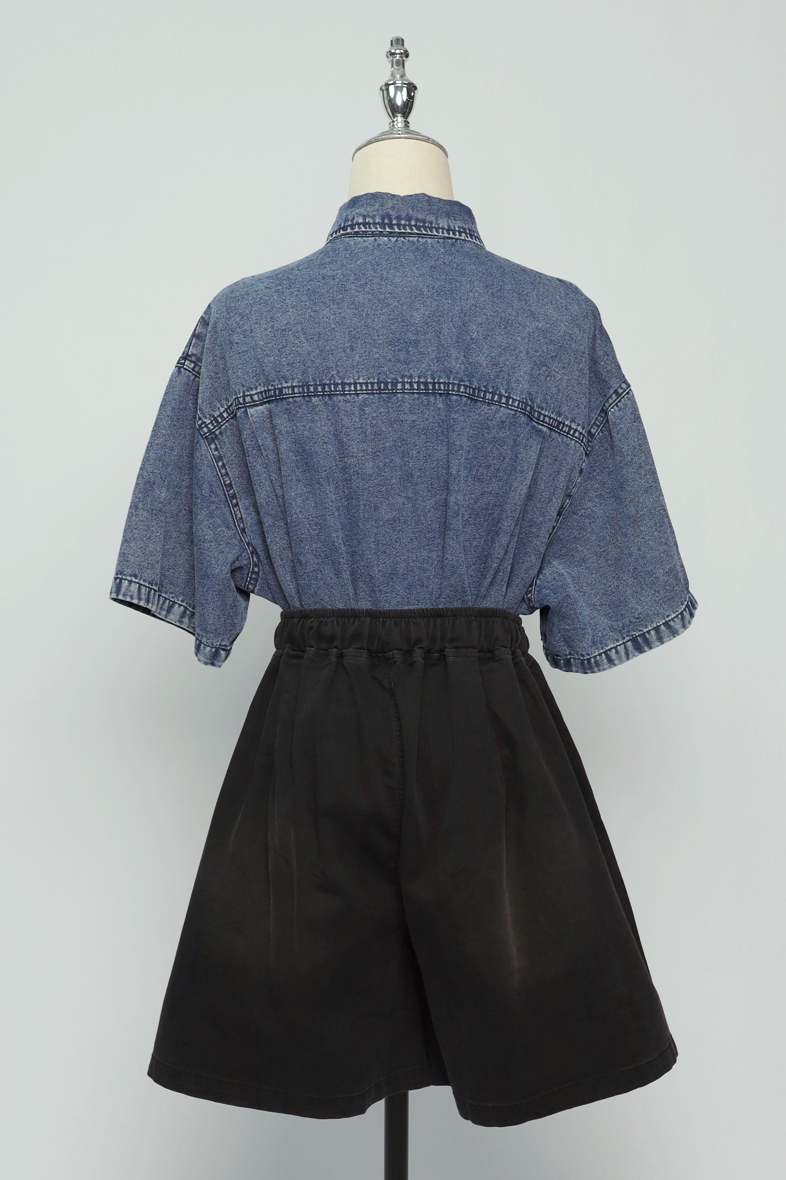PO - Rayney Denim Shorts in Black