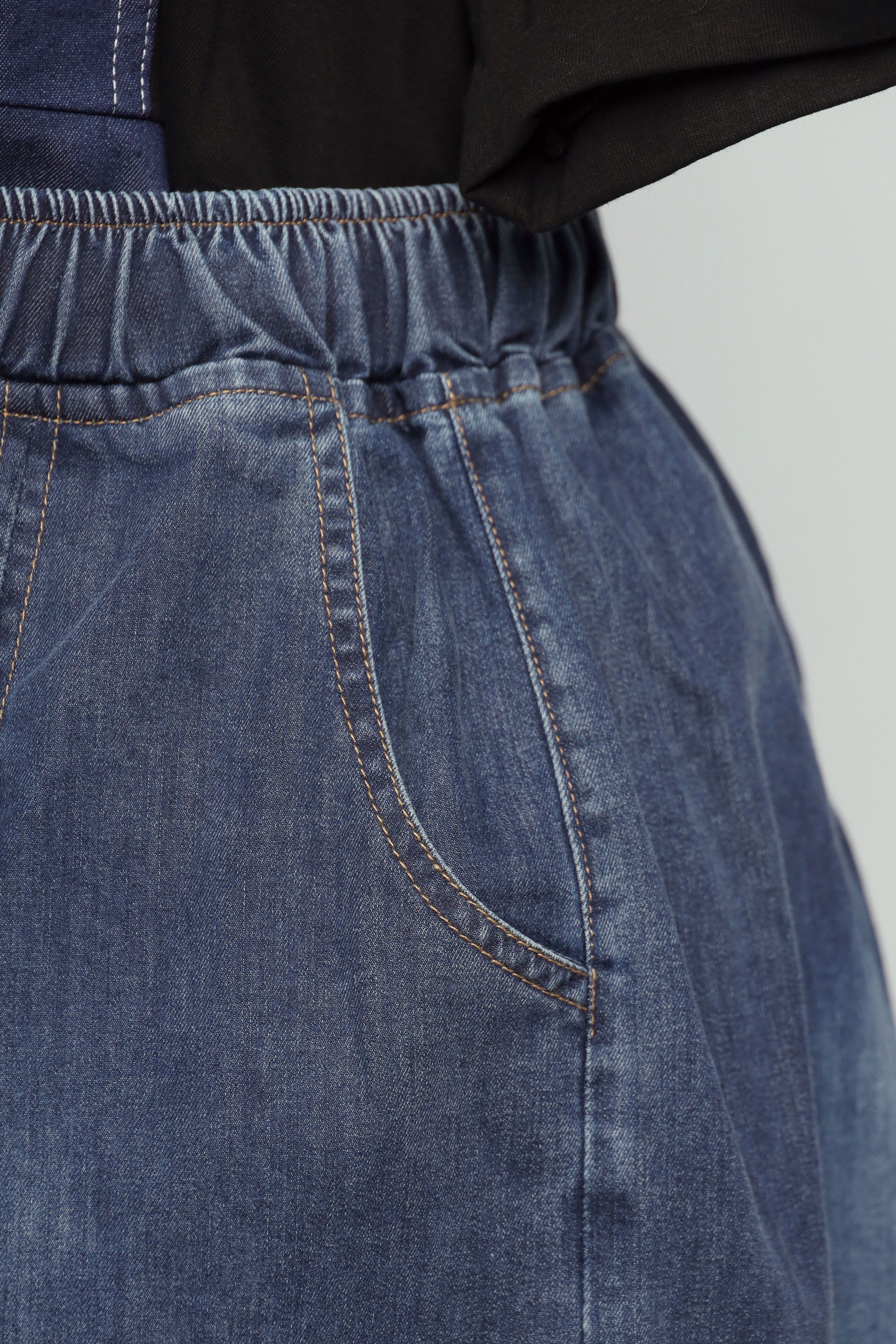 PO - Rayney Denim Shorts in Blue