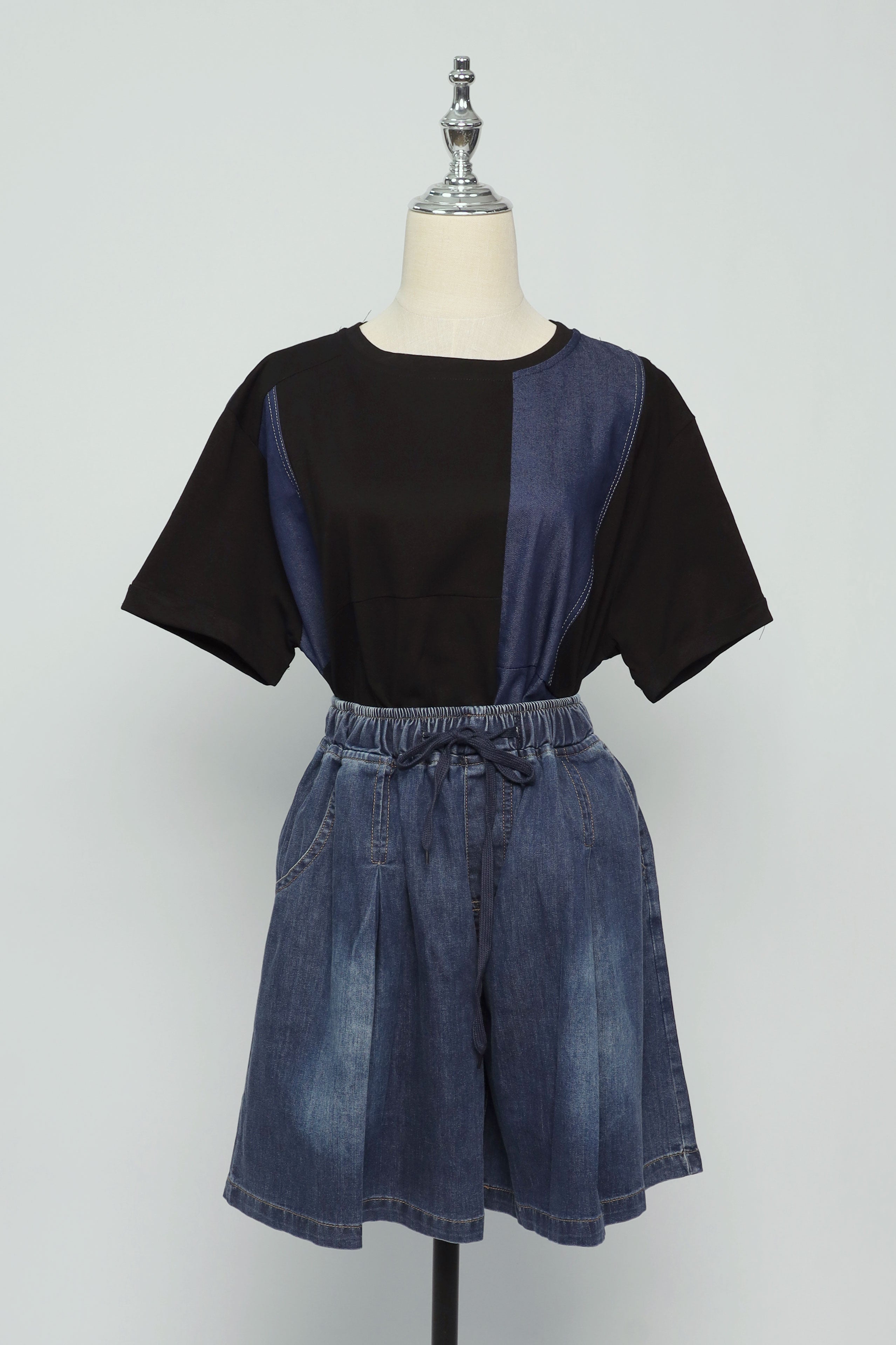 PO - Rayney Denim Shorts in Blue