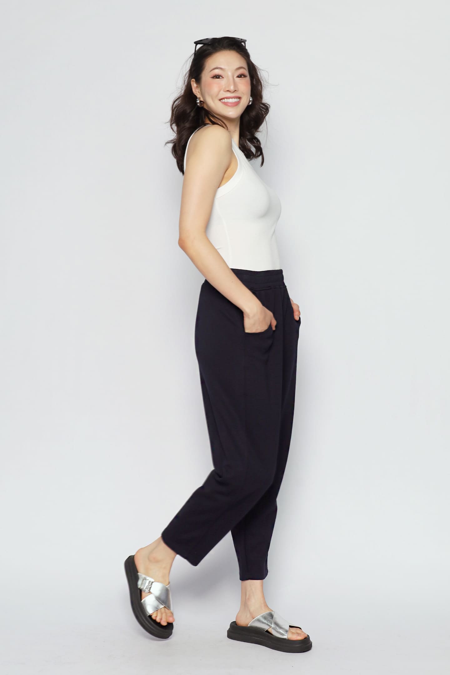JOY - Ready to Go Pants in Blue