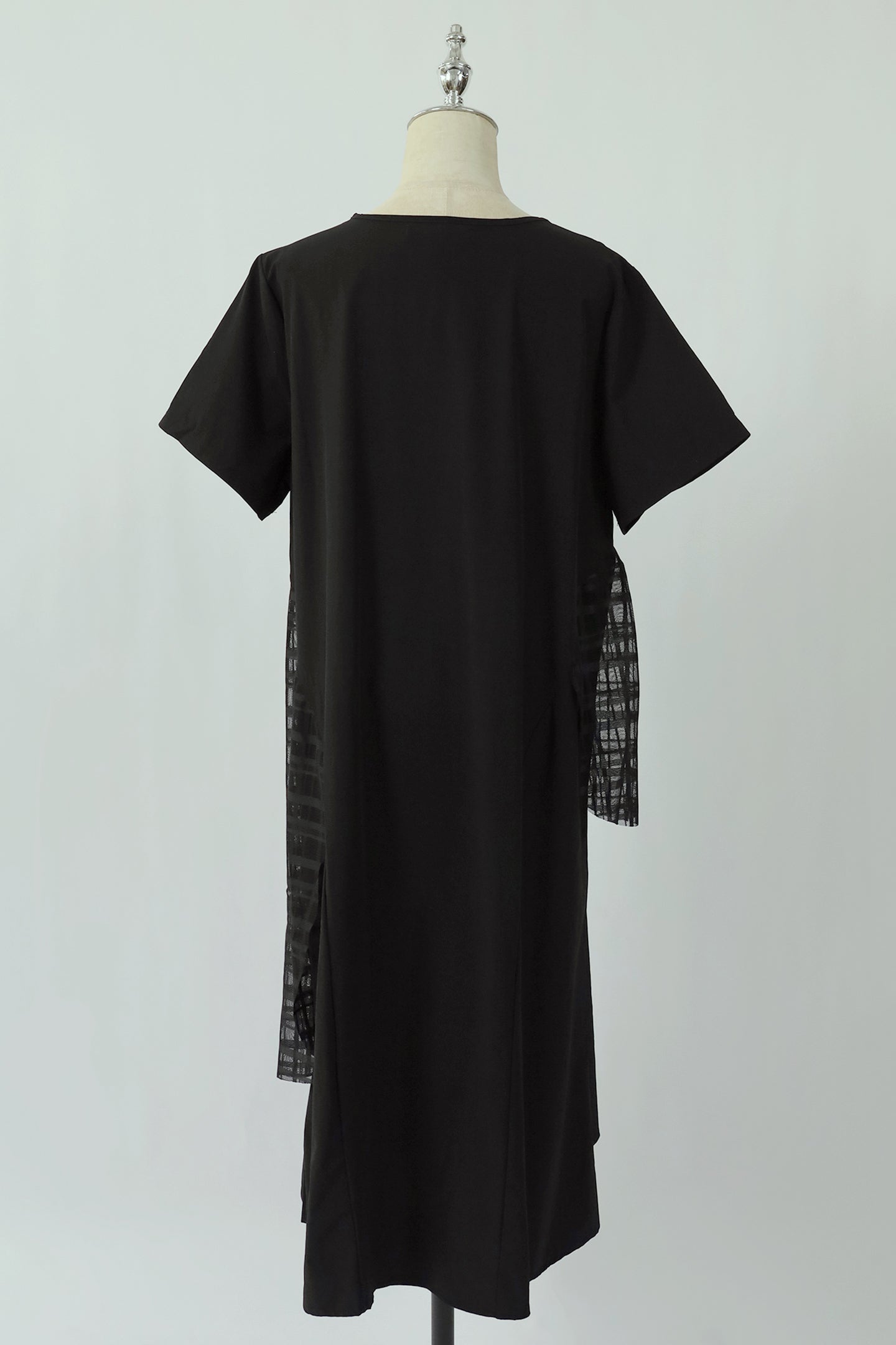 PO - Reeva Mesh Dress in Black