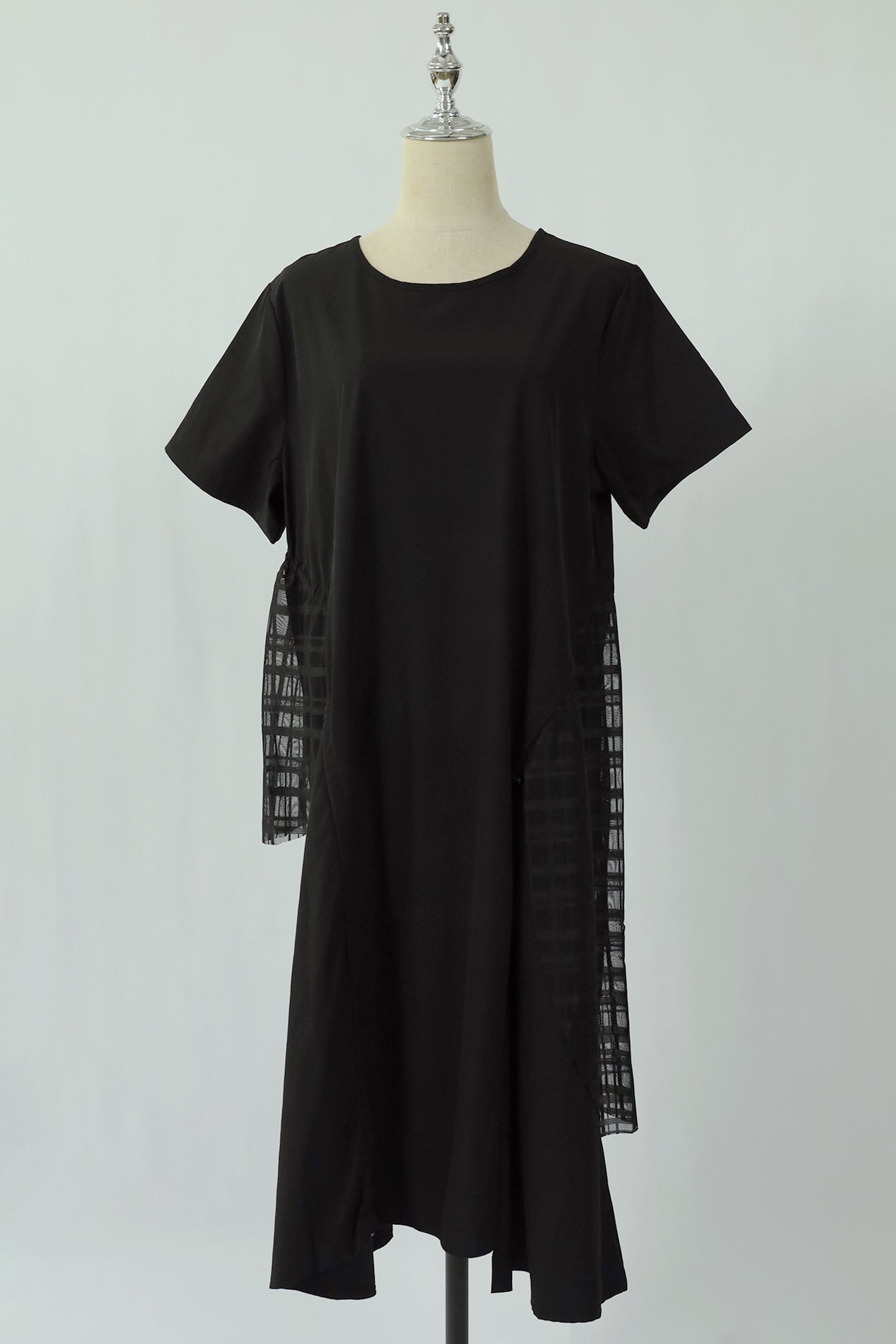 PO - Reeva Mesh Dress in Black