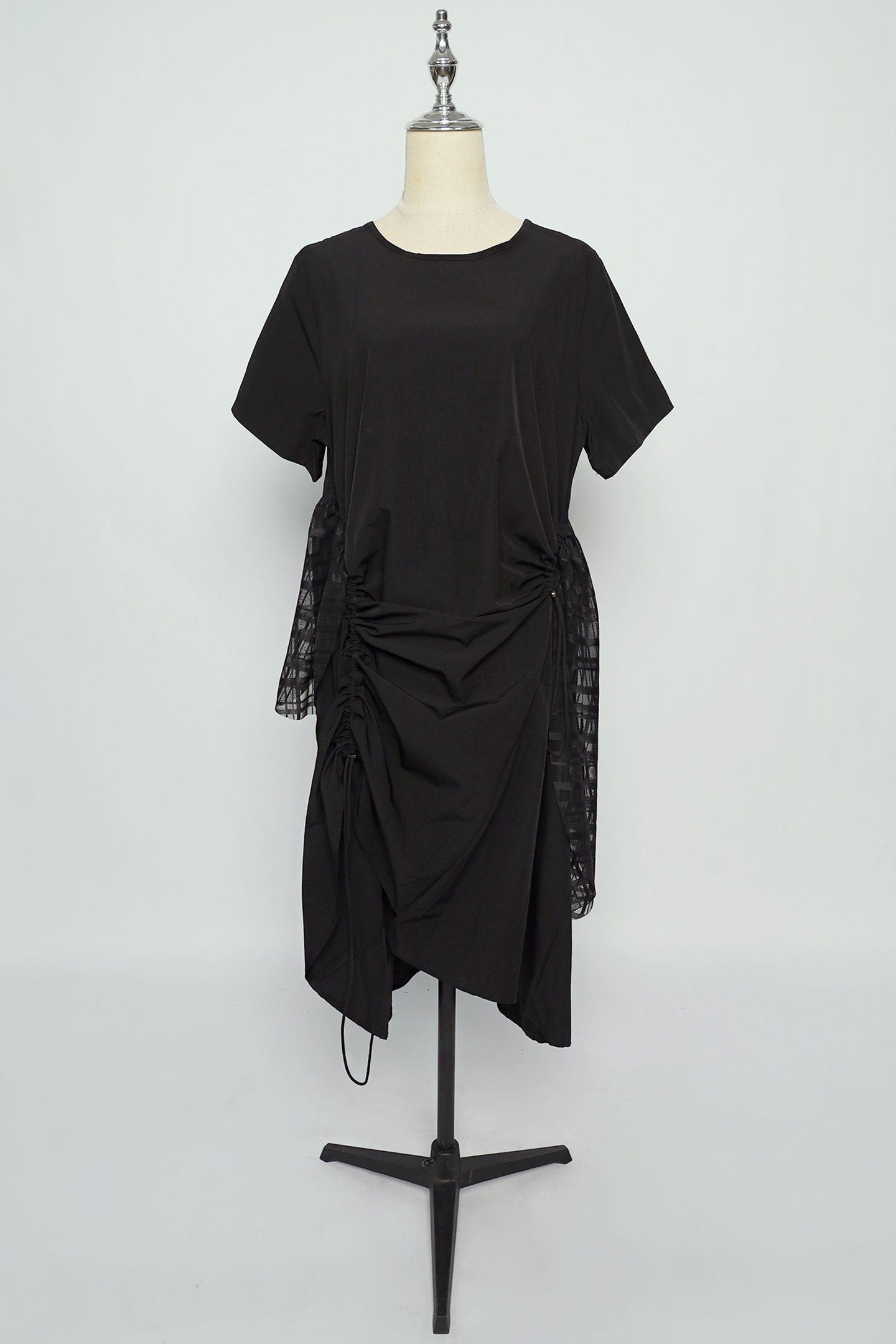 PO - Reeva Mesh Dress in Black