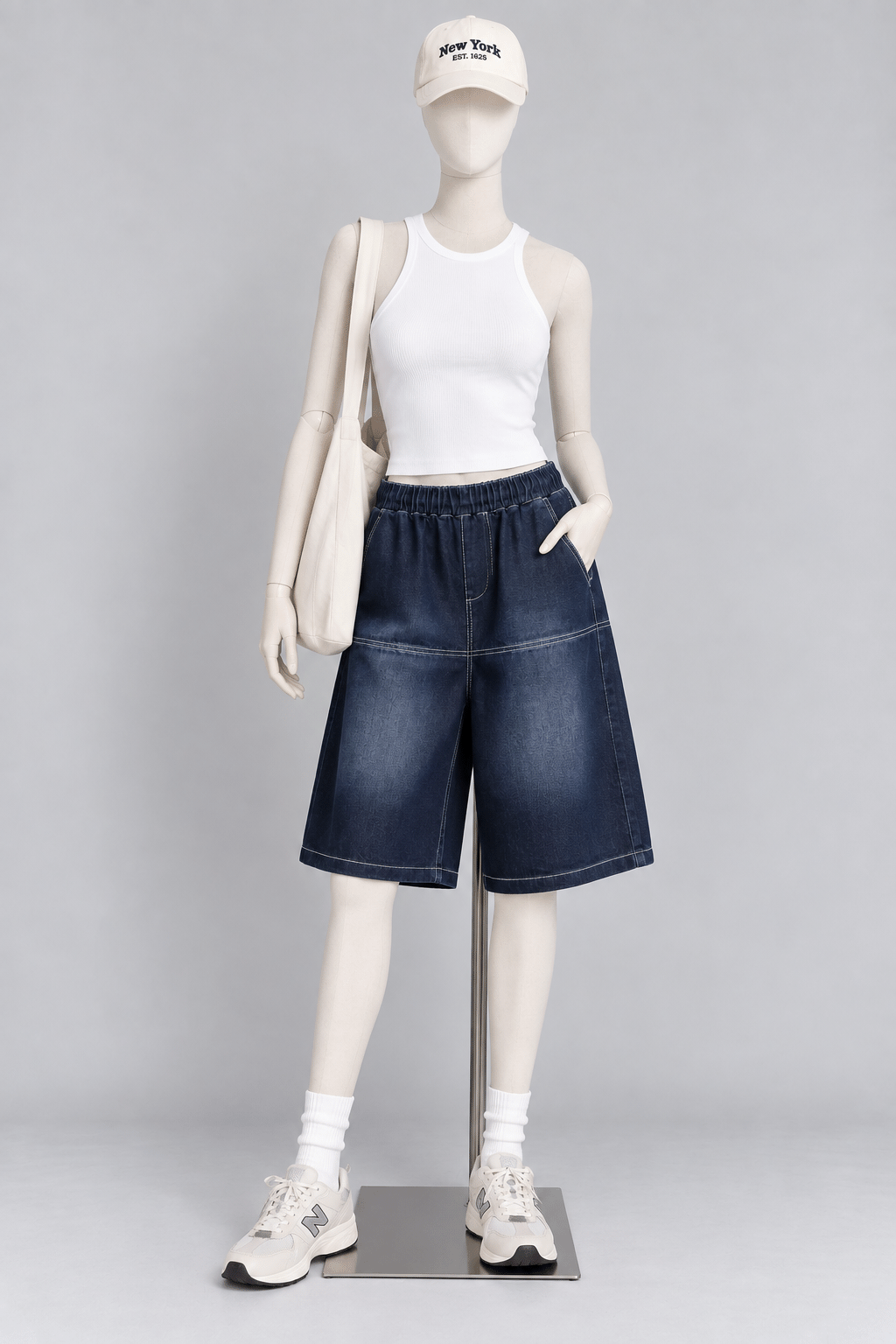Rex Denim Culottes in Blue