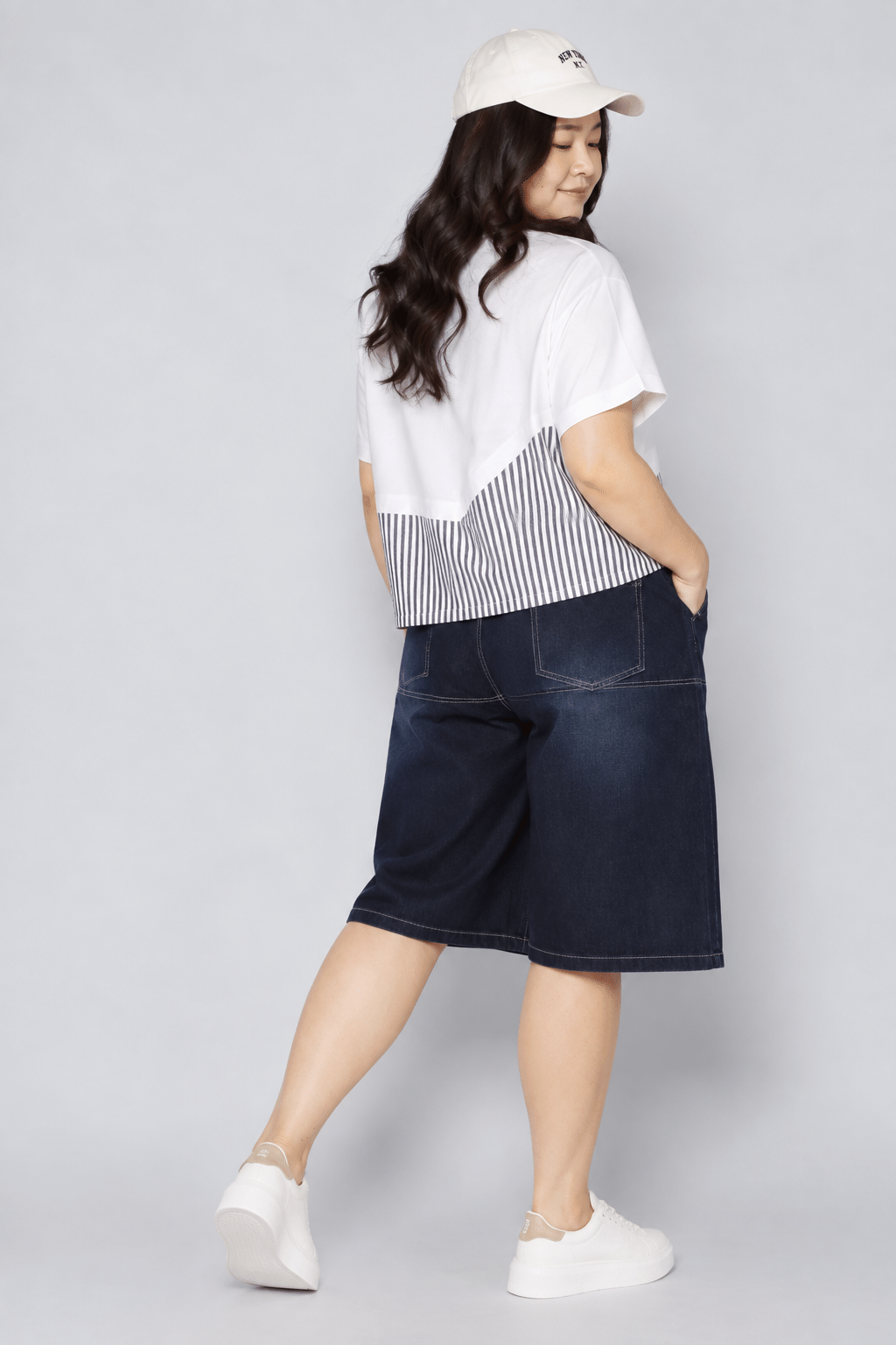 Rex Denim Culottes in Blue