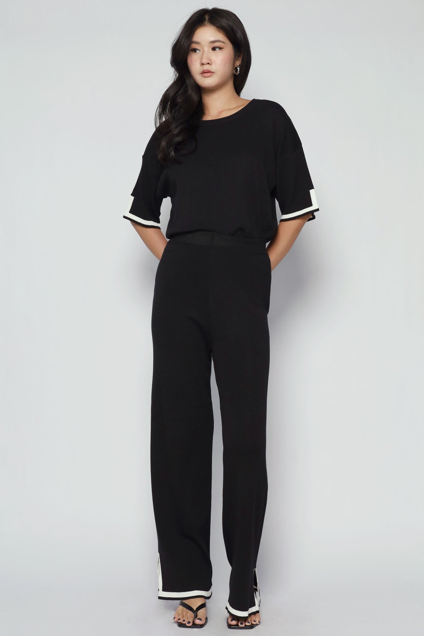 Rhea 2 in 1 Knit Top and Pants Set
