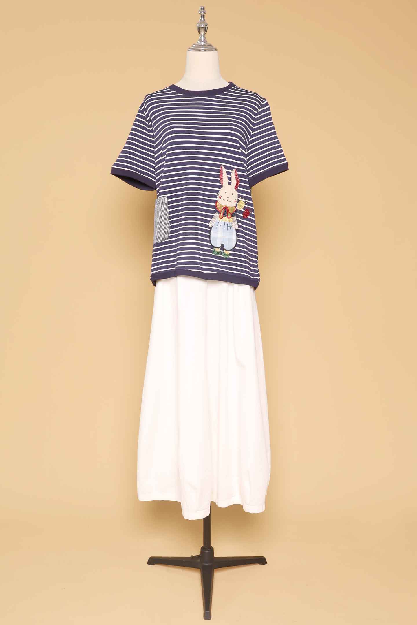 PO - Ribbon Cat Stripes Top