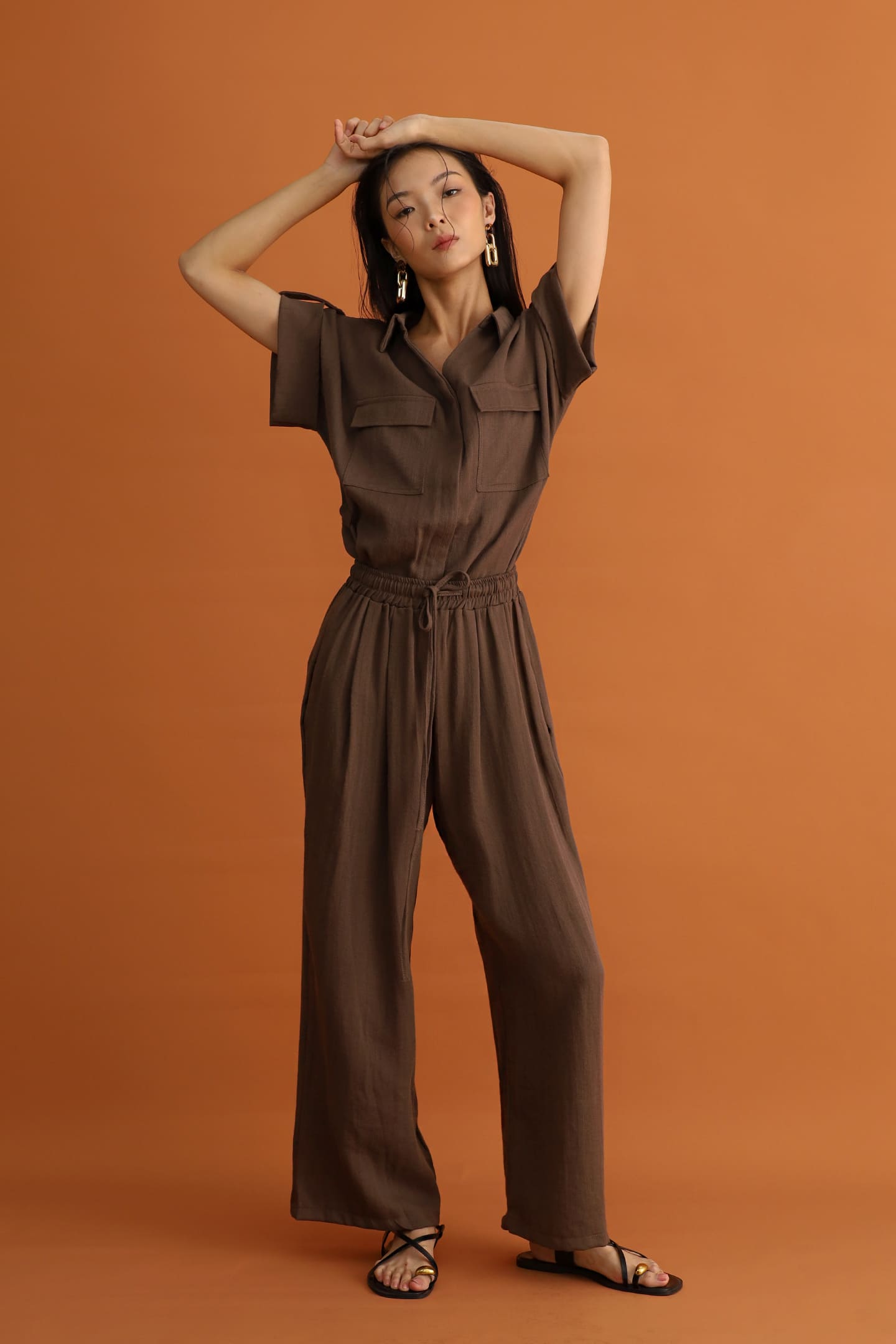 CHOSEN - Rio Pants in Cocoa Brown