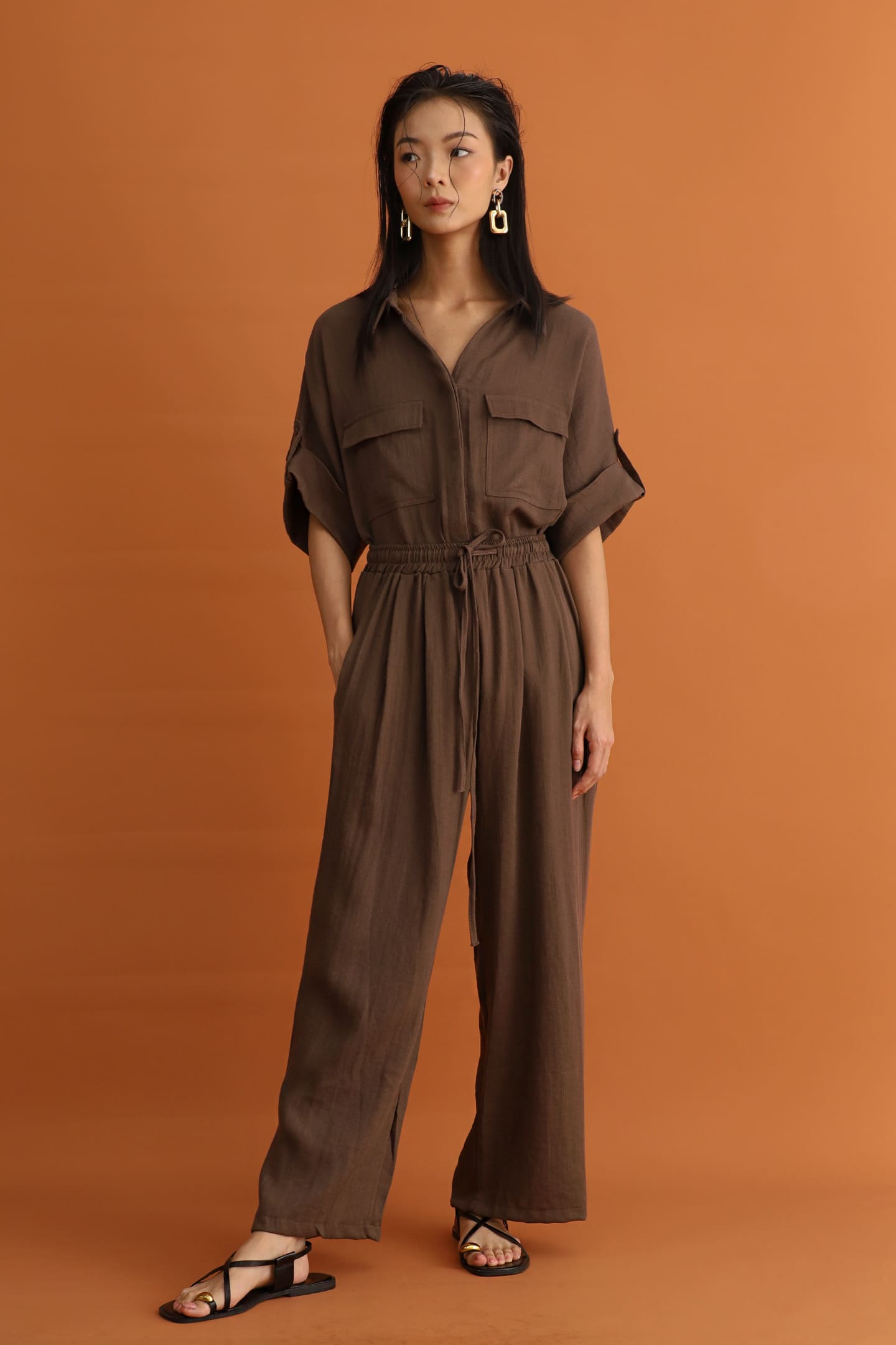 CHOSEN - Rio Pants in Cocoa Brown