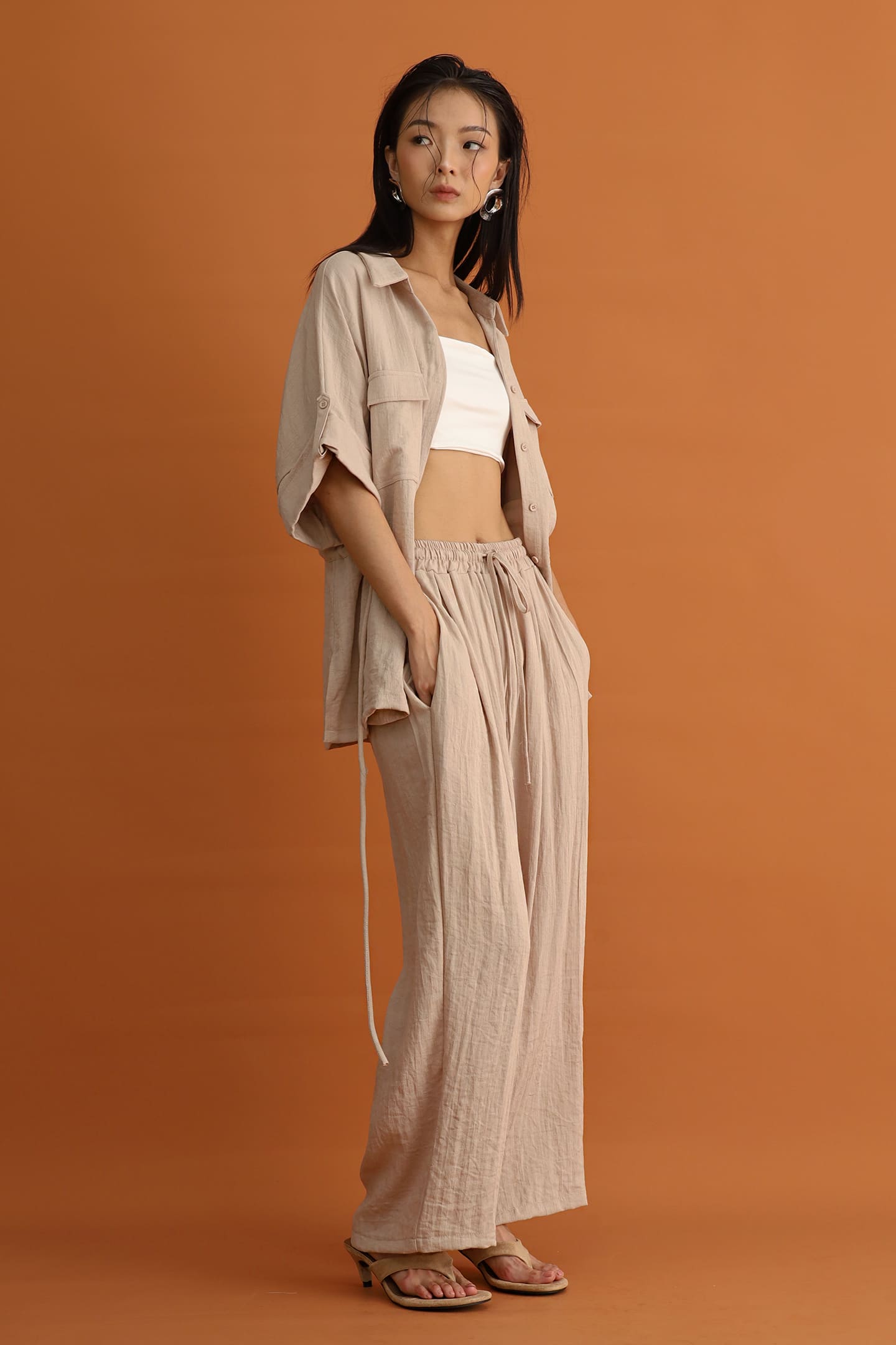 CHOSEN - Rio Pants in Sand Beige