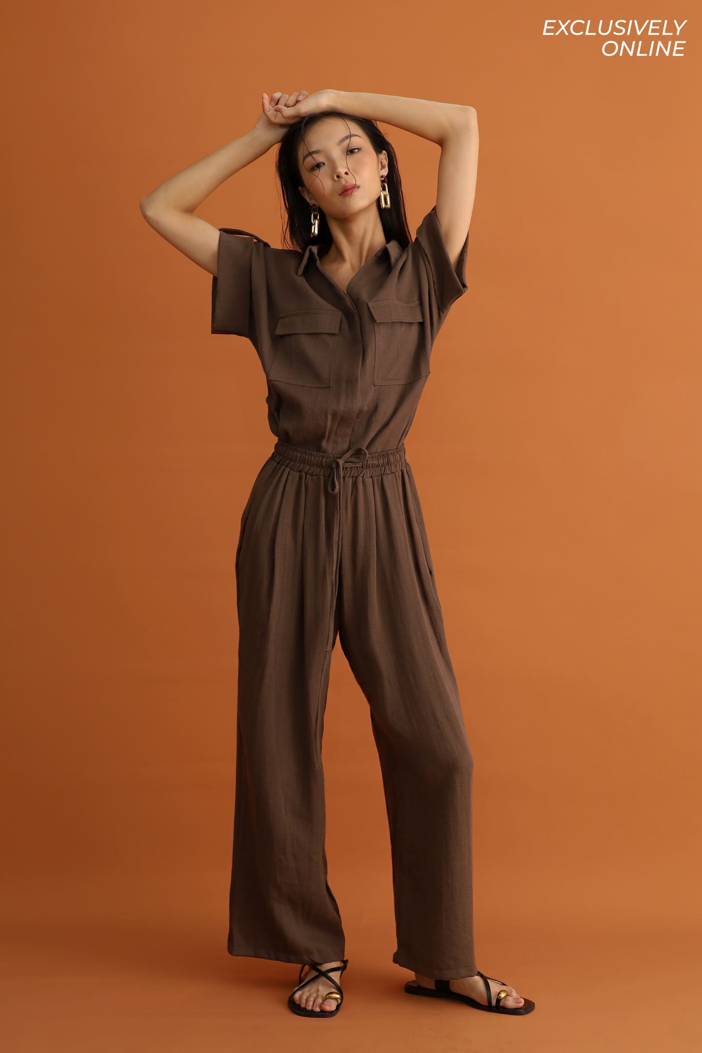 CHOSEN - Rio Pants in Cocoa Brown