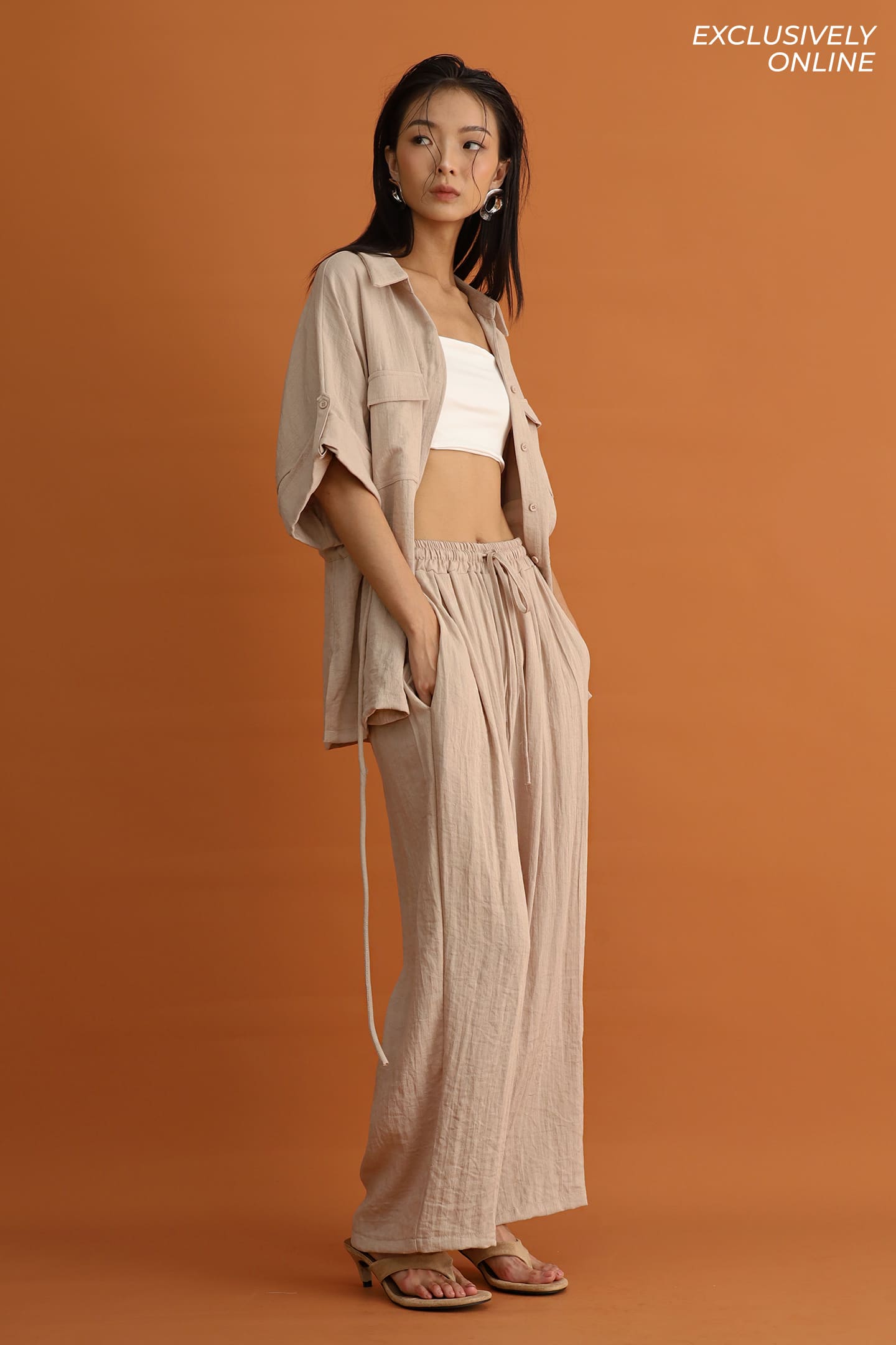CHOSEN - Rio Pants in Sand Beige