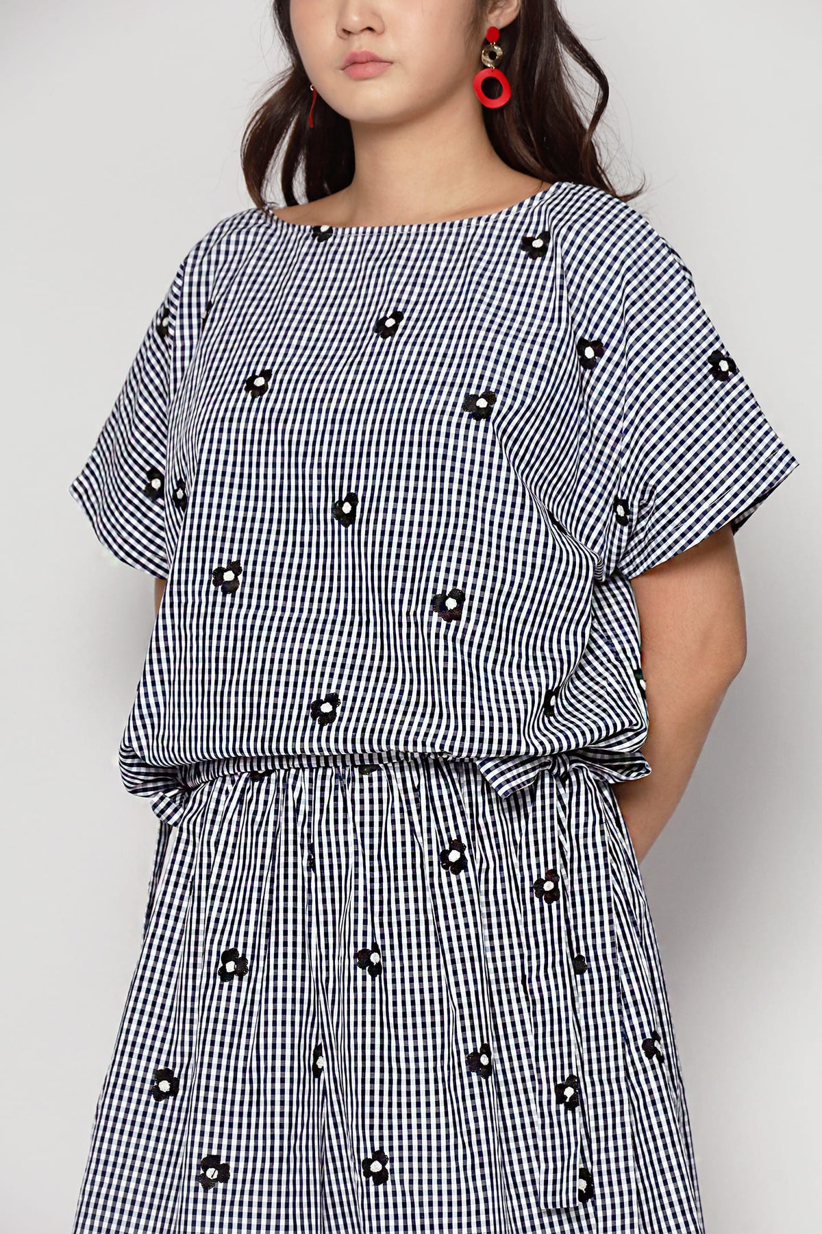 Ririsu Reversible Top in Picnic Bloom