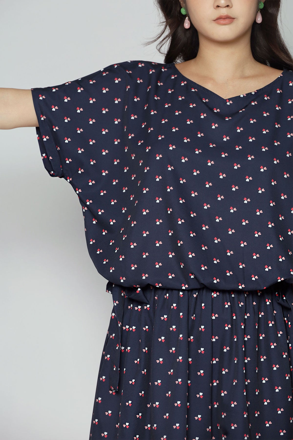 Ririsu Reversible Top in Trio Heart