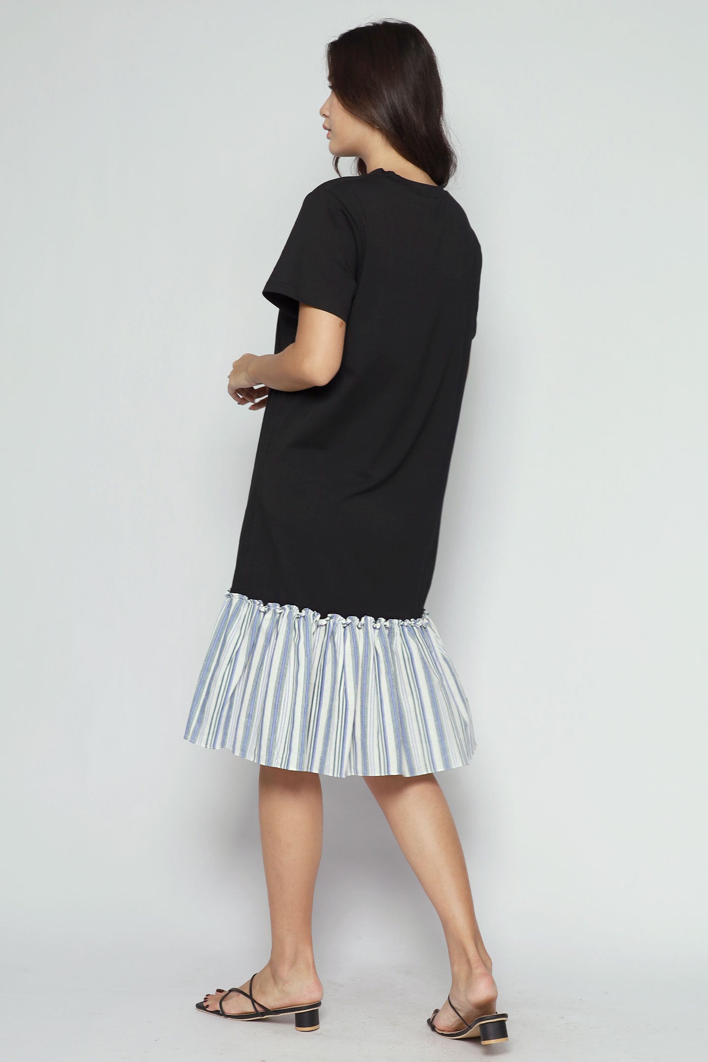 Robyn Dress in Seabreeze Stripe