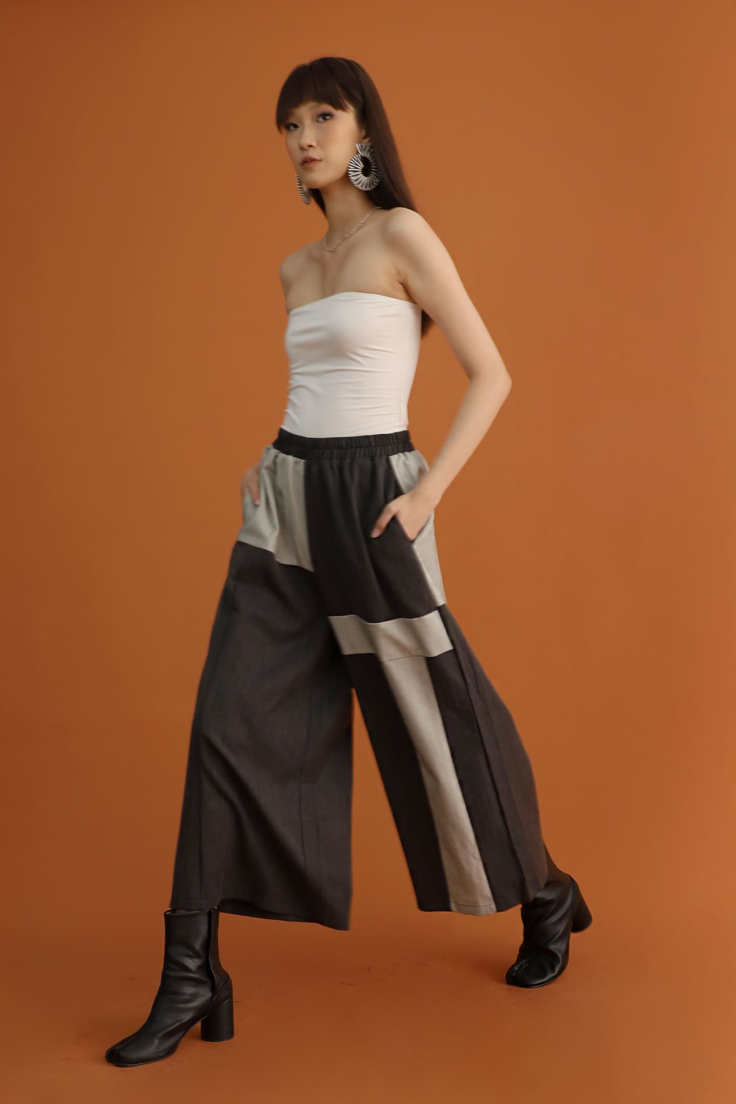 CHOSEN - Roko Pants in Grey Black