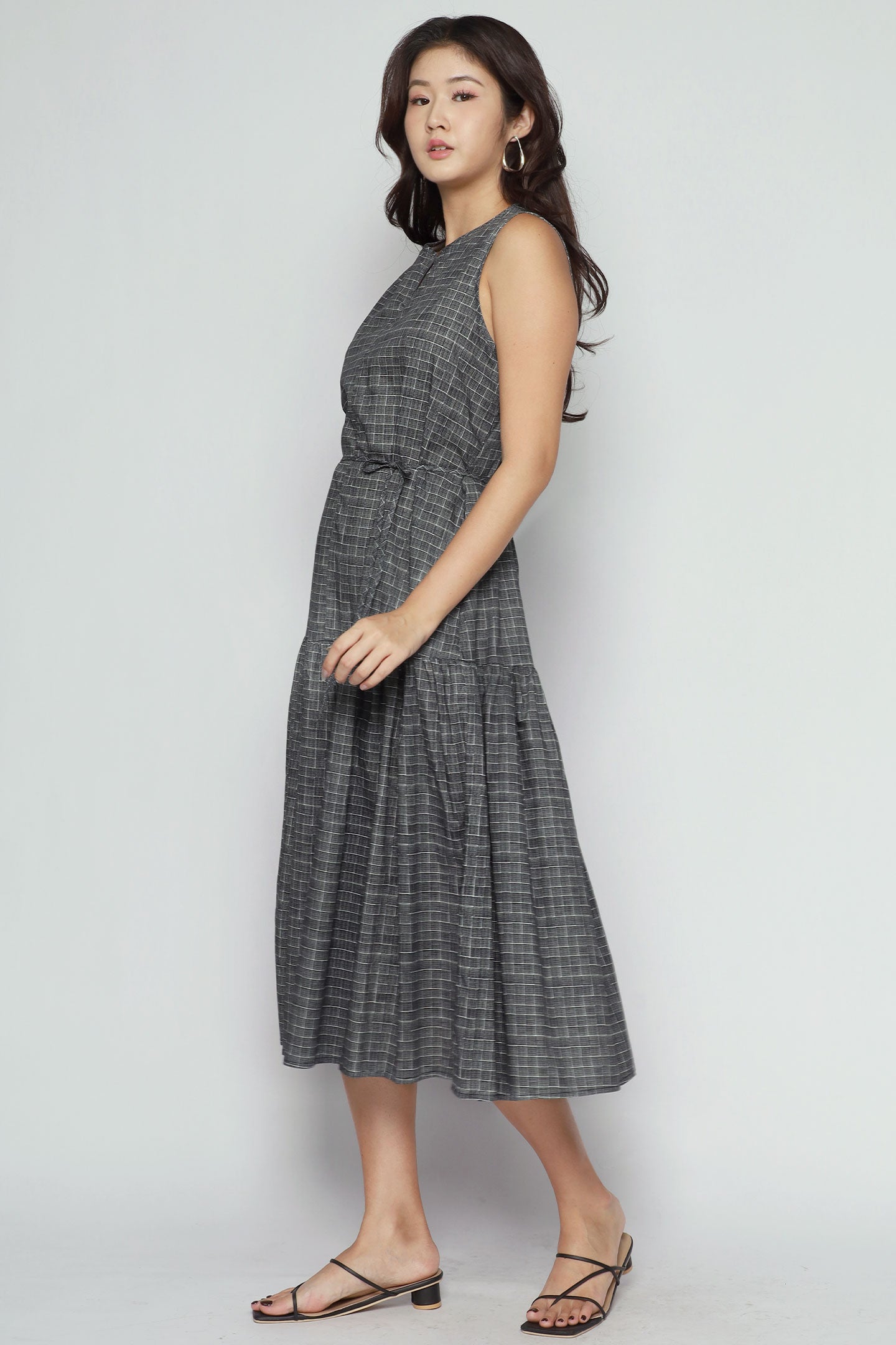 Romy Dress in City Grid