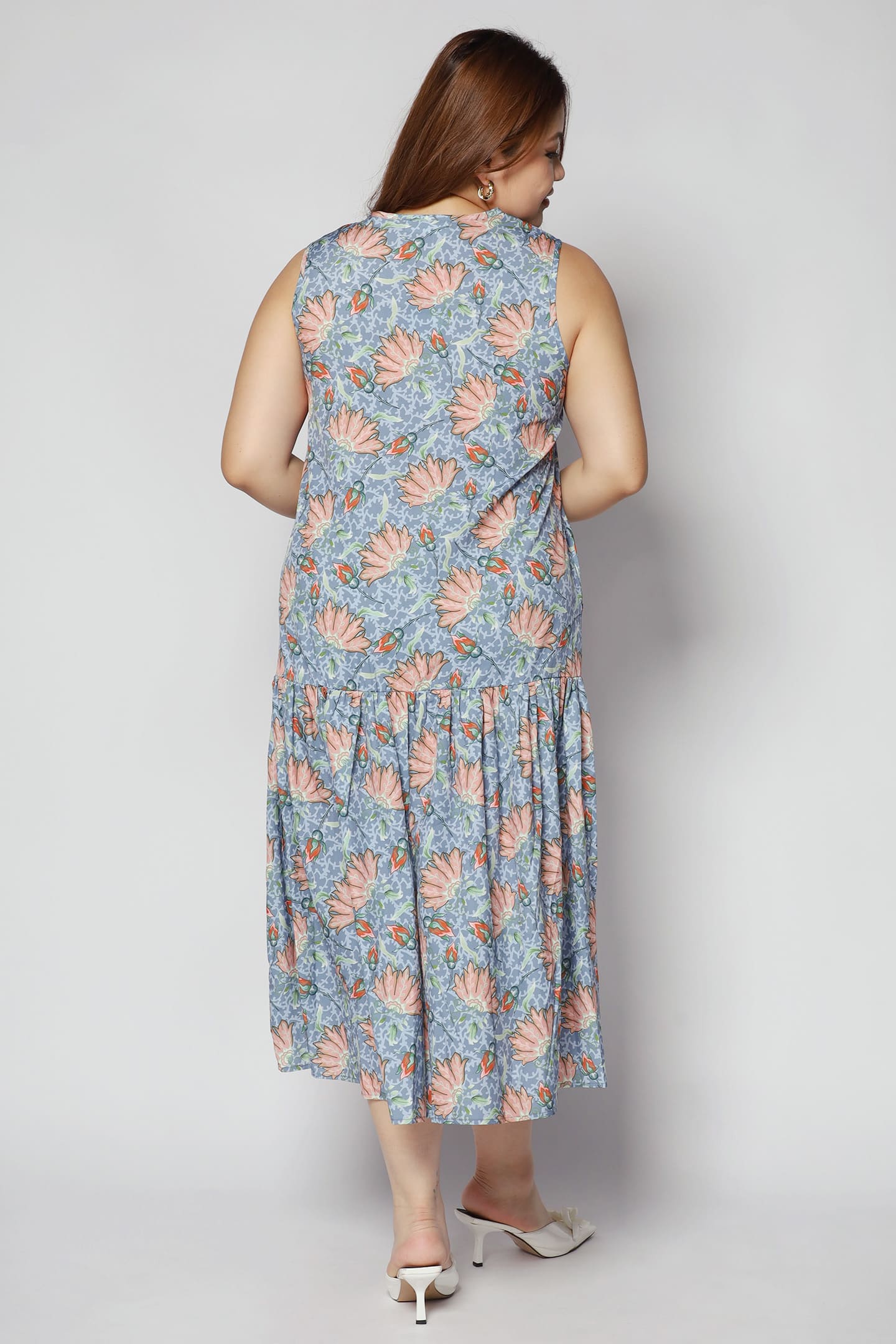 Romy Dress in Fan Floral