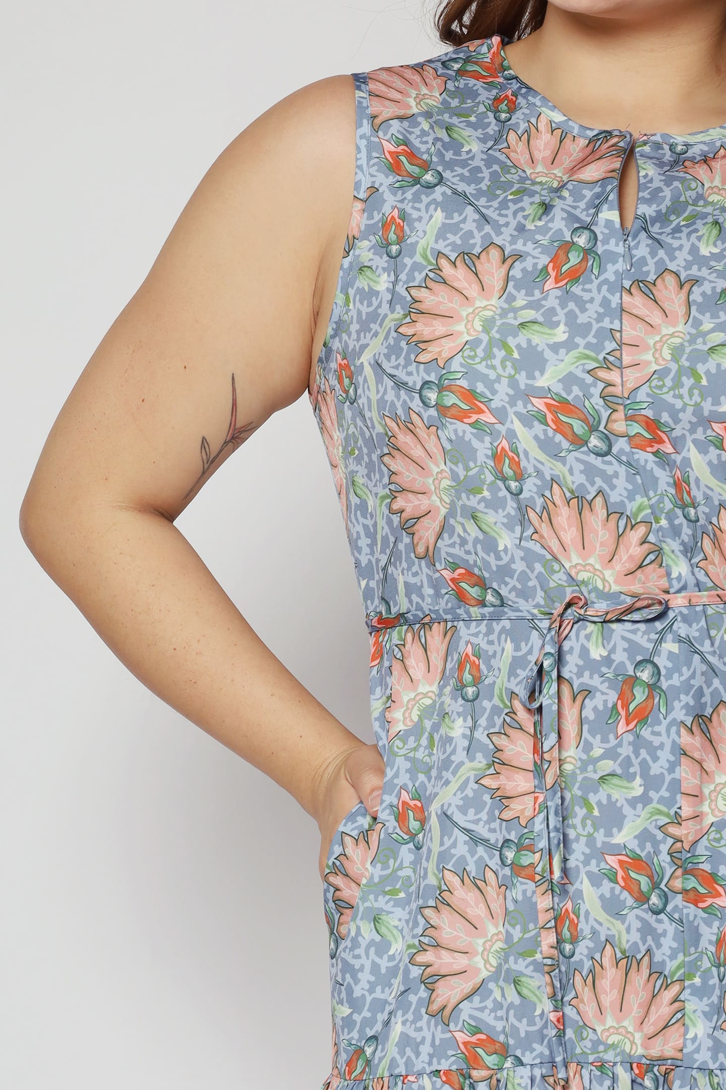 Romy Dress in Fan Floral