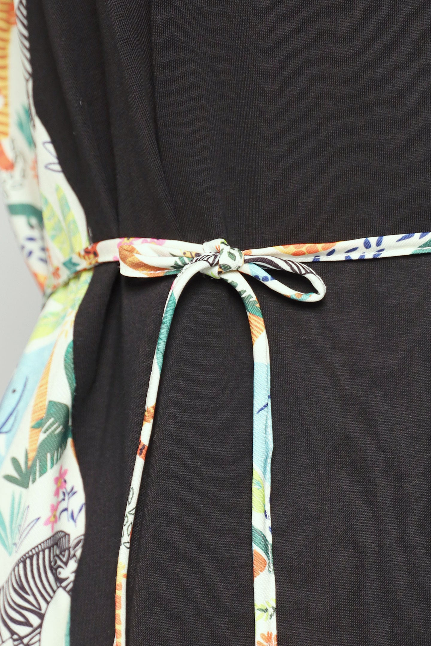 PO - Roselle Cold Shoulder Dress in Animal Jungle
